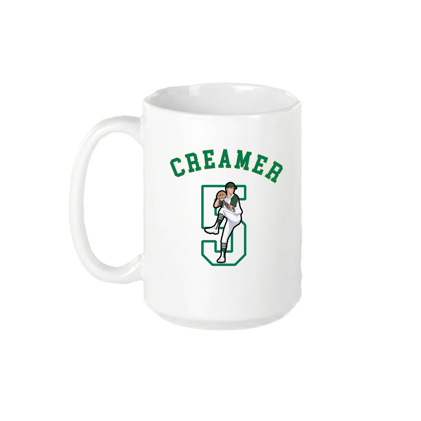 15oz Coffee Mug — Shirsey Arch in White