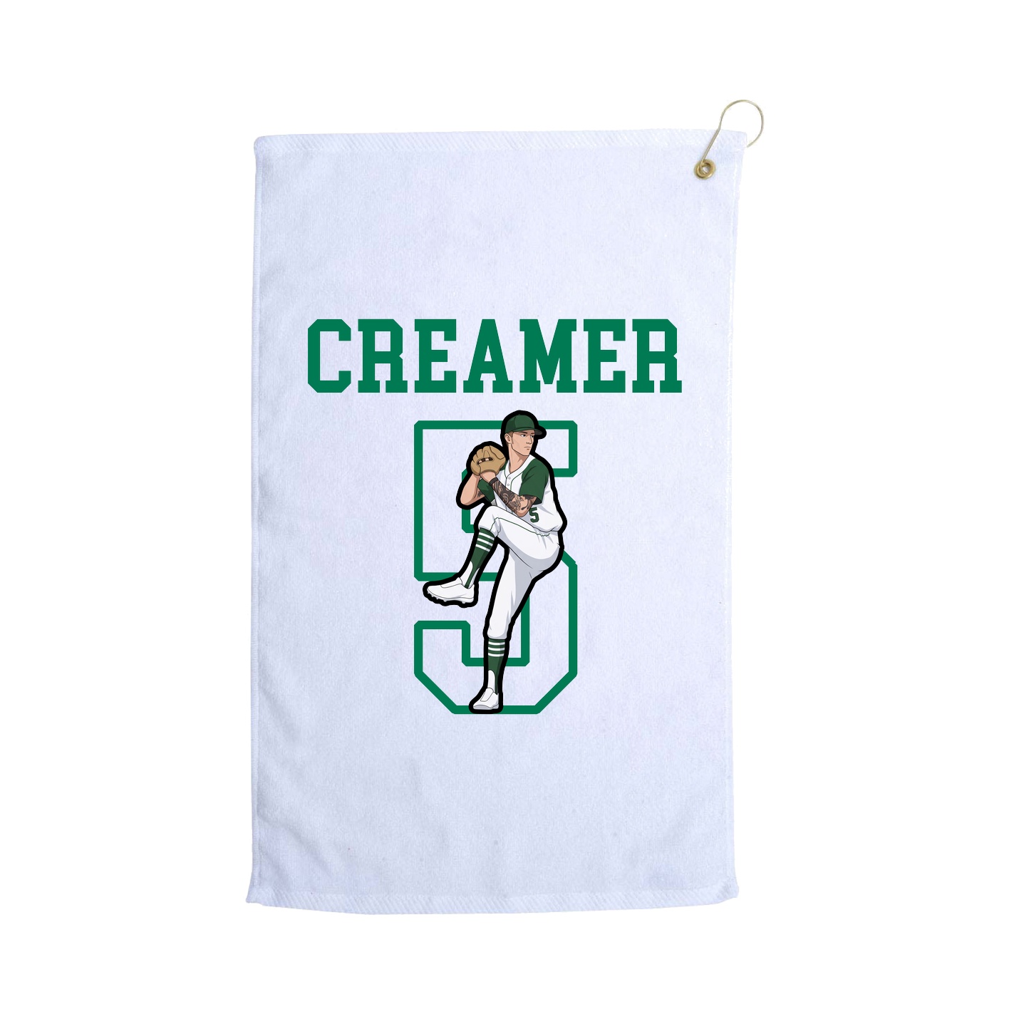 Golf Towel — Shirsey in White