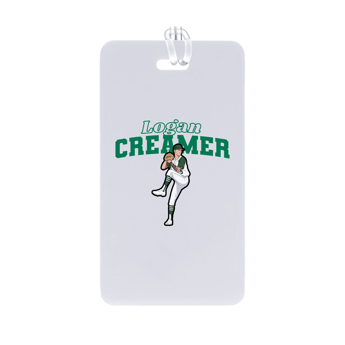 Bag Tag — Name Arch in Classic