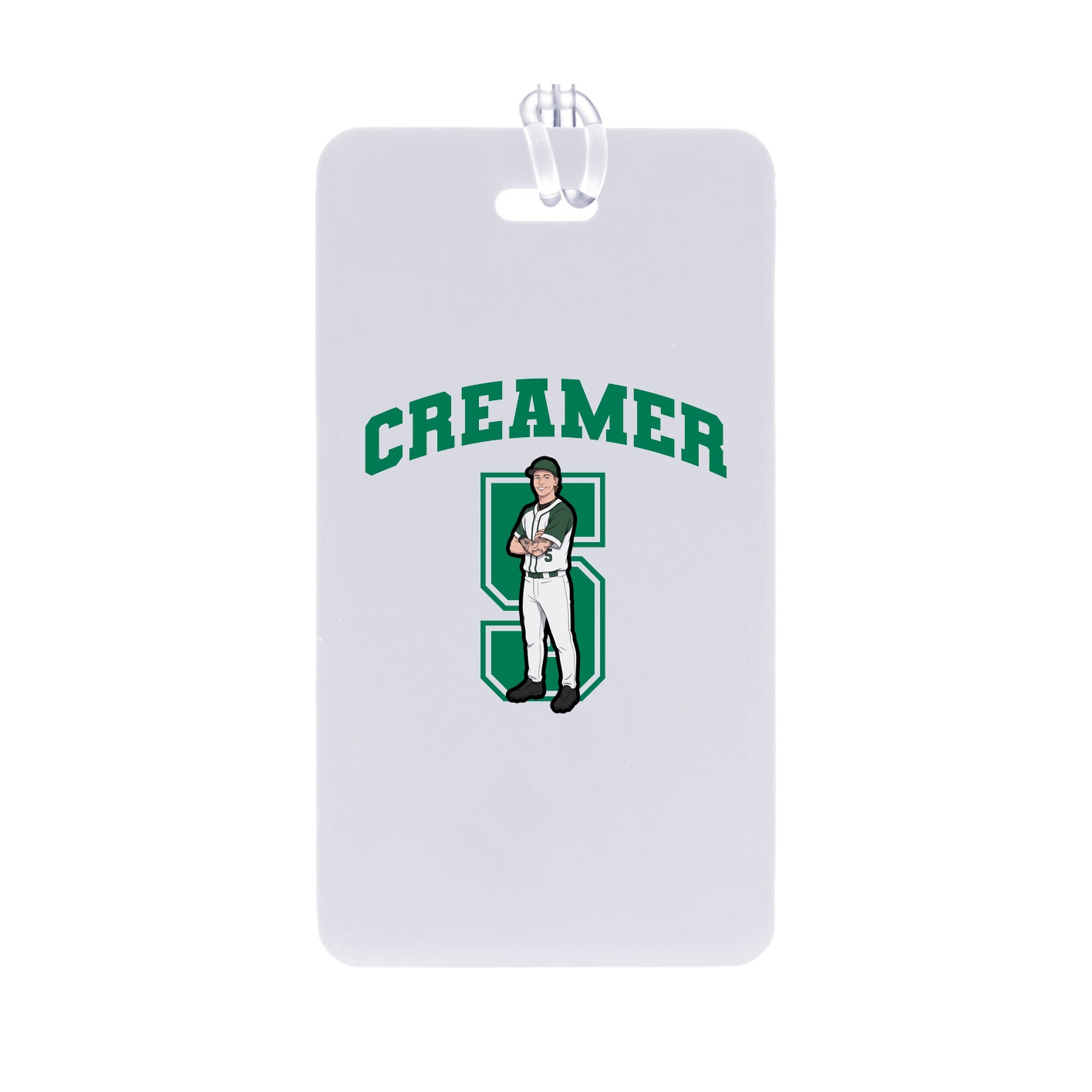 Bag Tag — Number in Classic