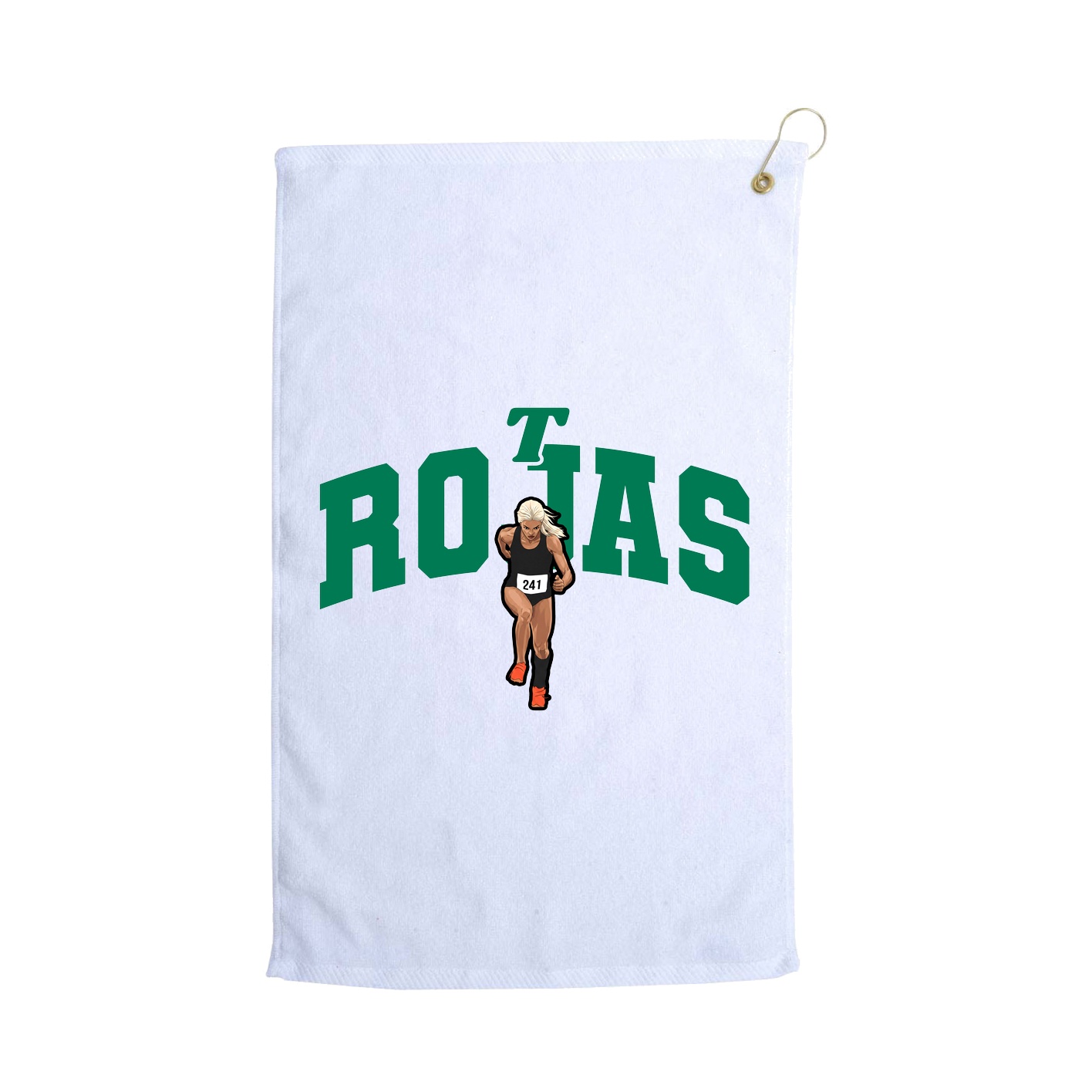 Golf Towel — Signature Arch in White