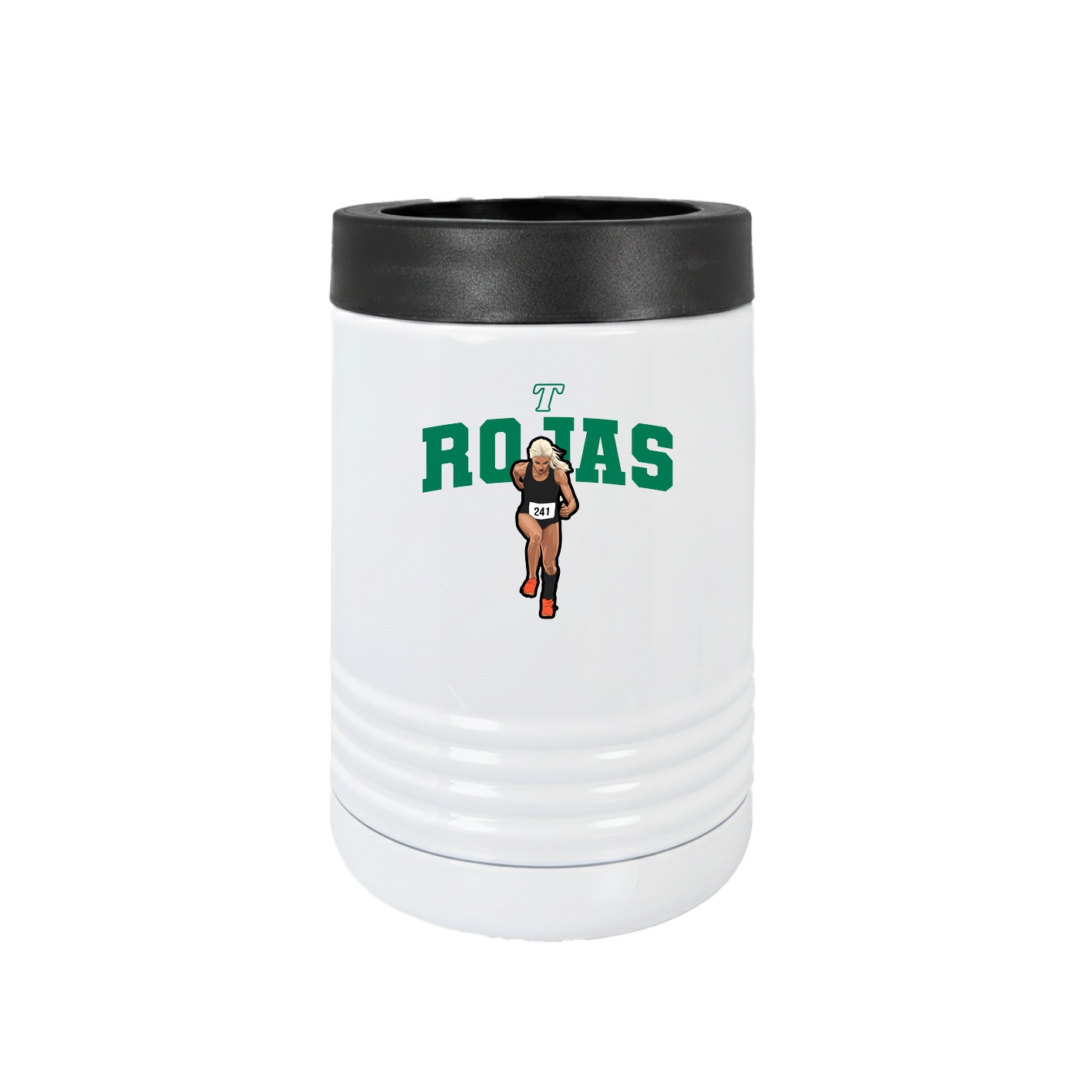 Beverage Holder — Name Arch in White