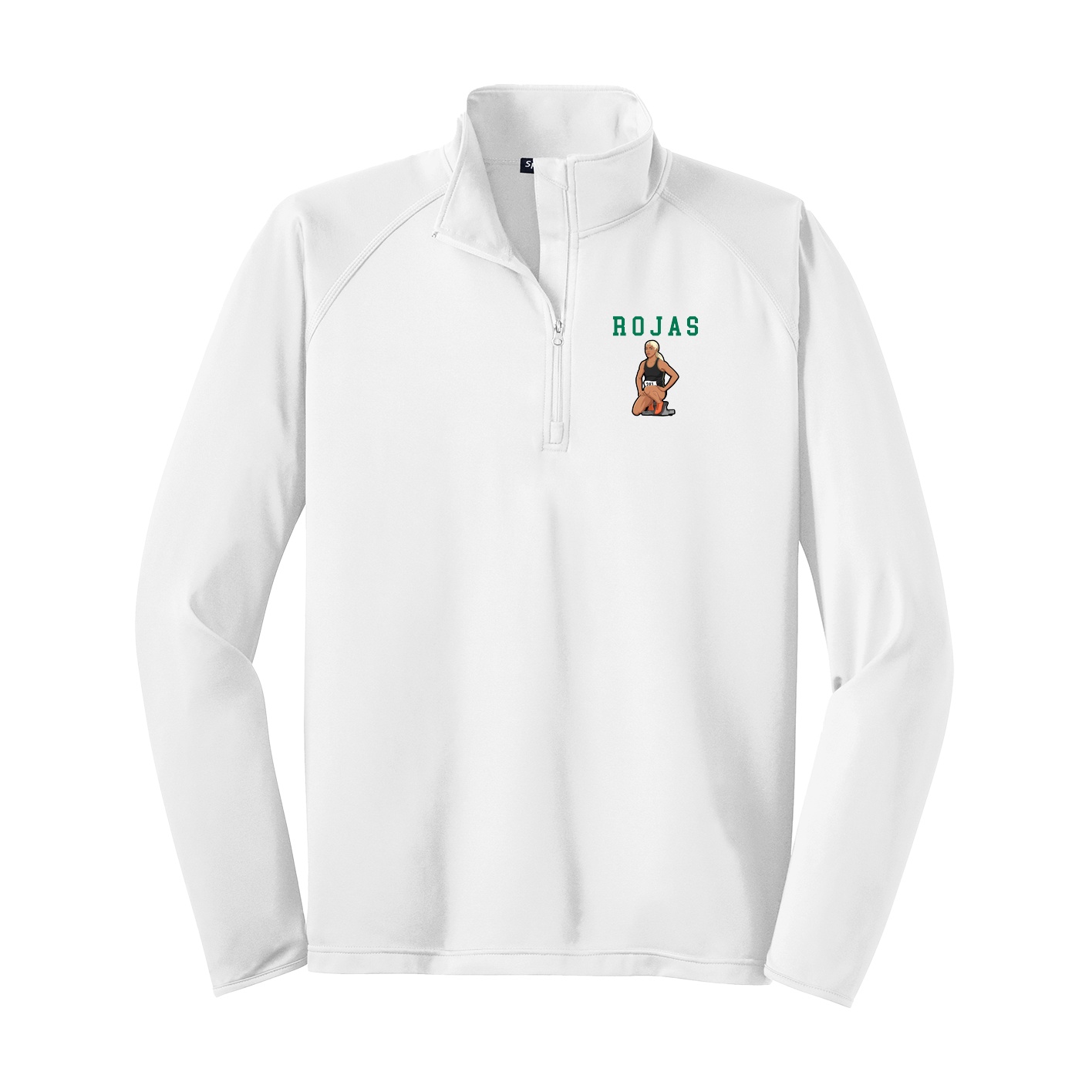 Q-Zip Pullover — Shirsey in White