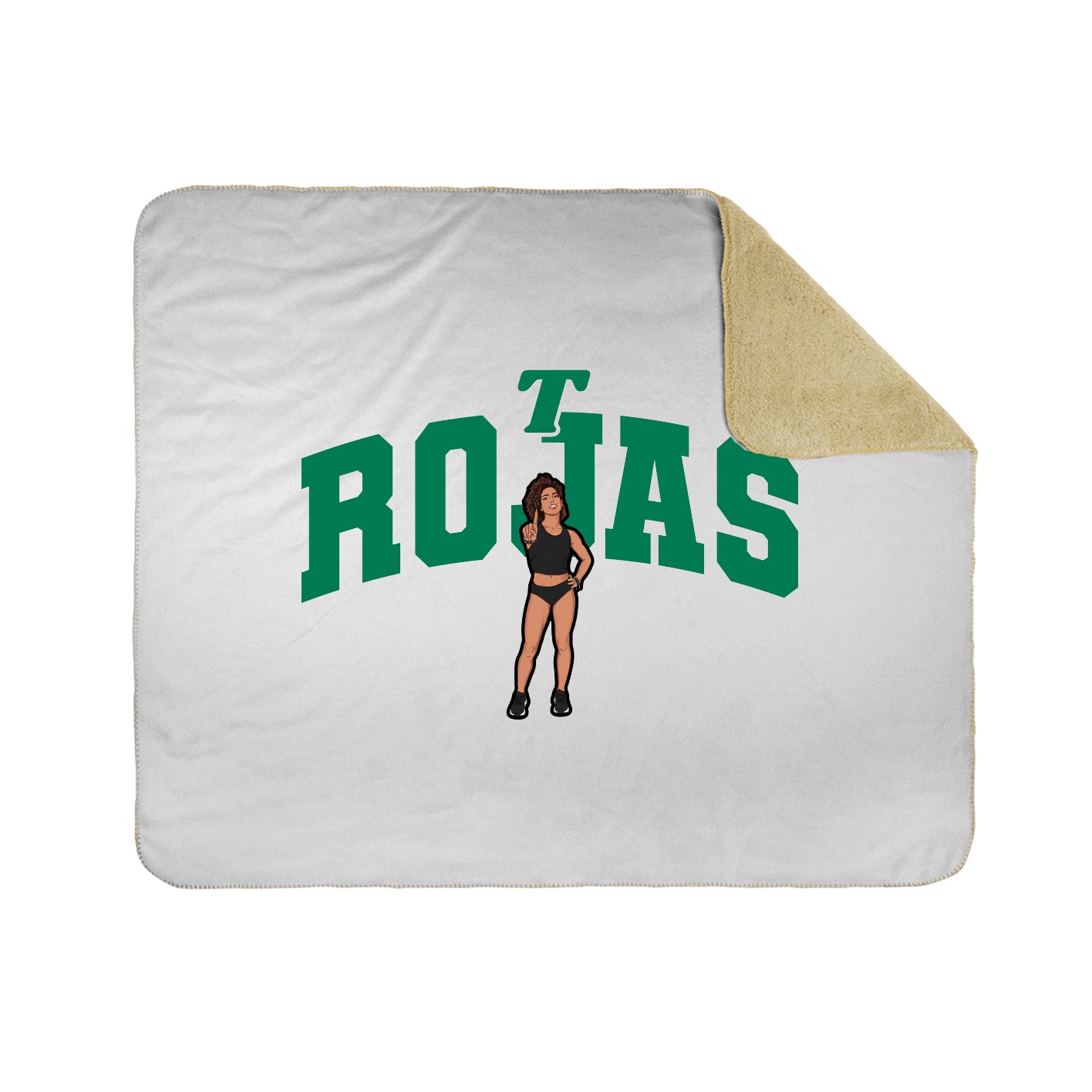 Throw Blanket — Signature Arch in White
