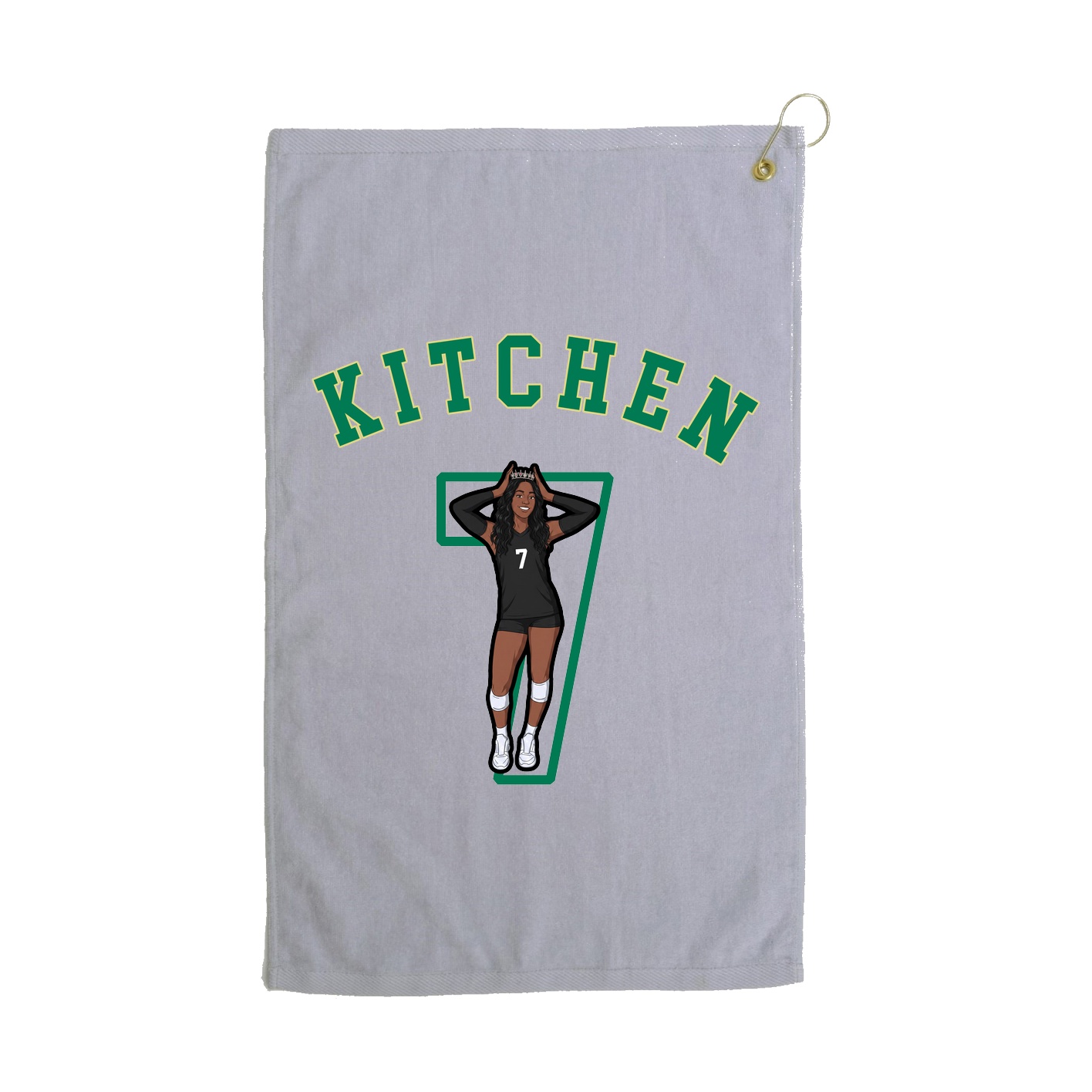 Golf Towel — Shirsey Arch in Grey