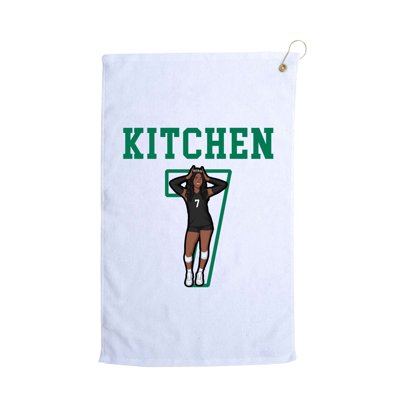 Golf Towel — Shirsey in White