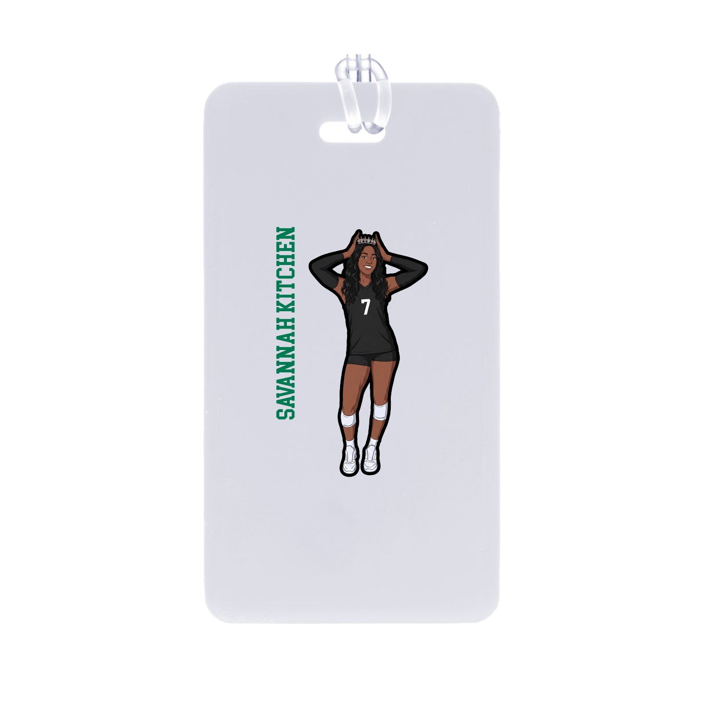 Bag Tag — Name Vertical in Classic