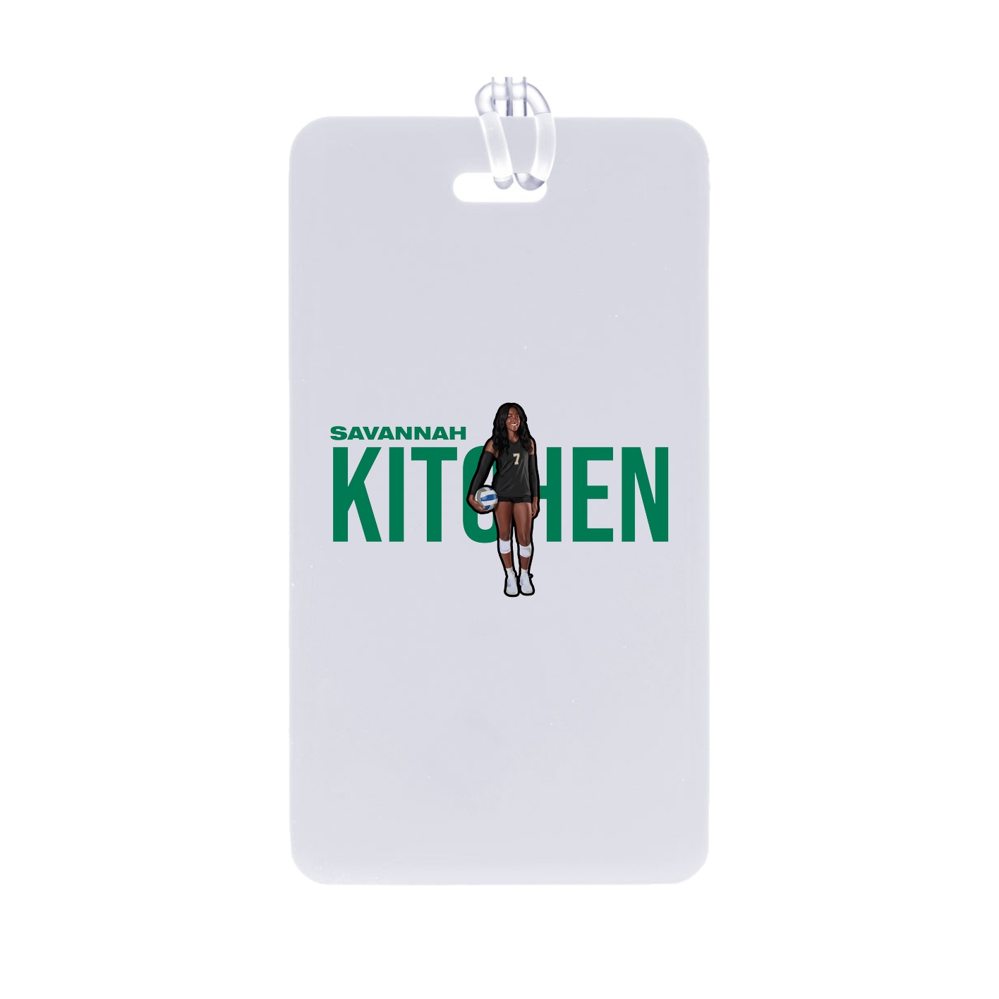 Bag Tag — Player Name in Classic