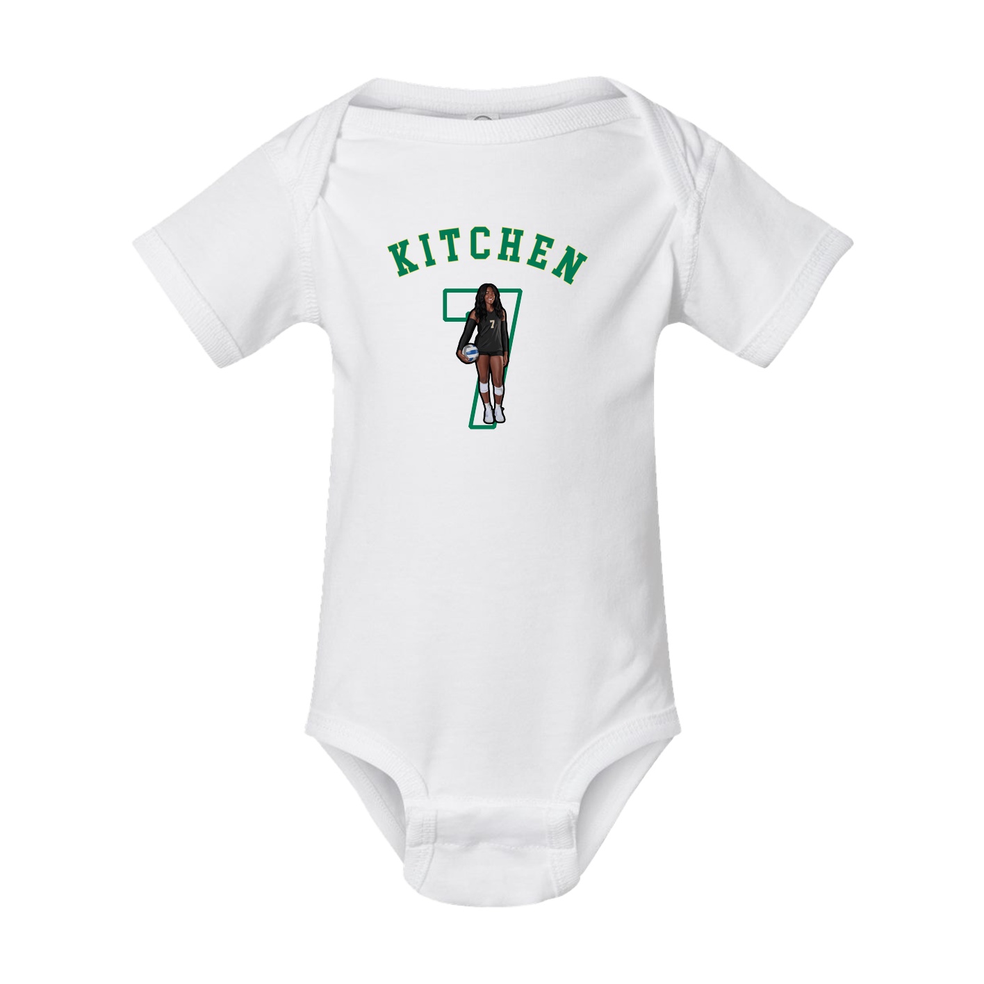 Baby Onesie — Shirsey Arch in White