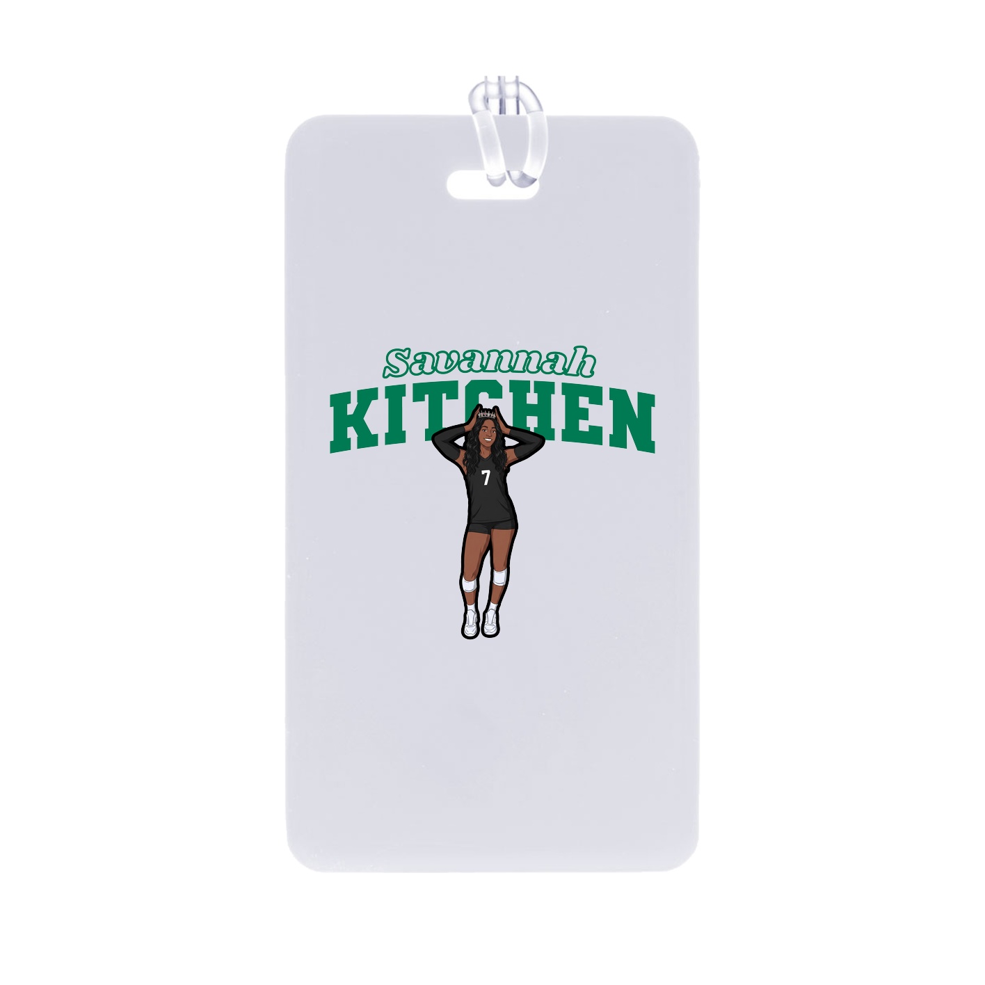 Bag Tag — Name Arch in Classic