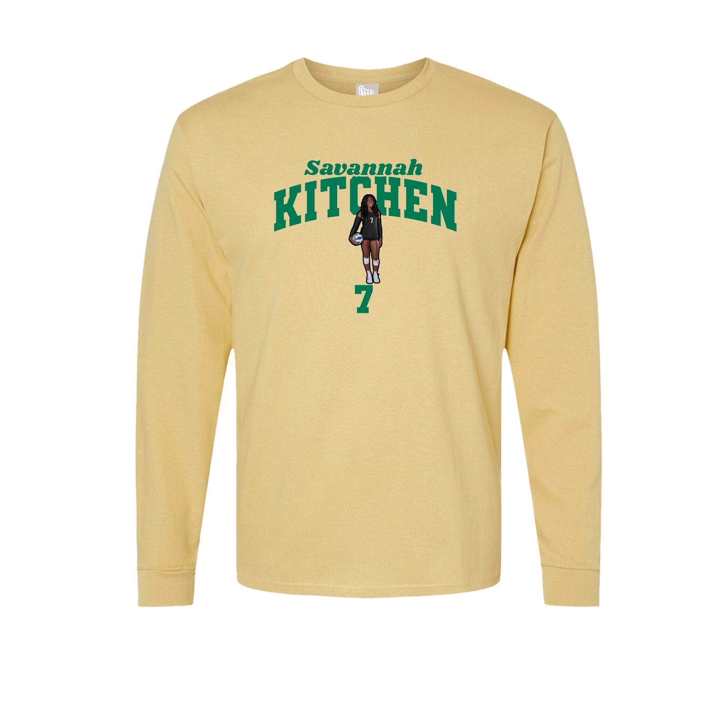 Long Sleeve Tee — Signature Arch in Vegas Gold