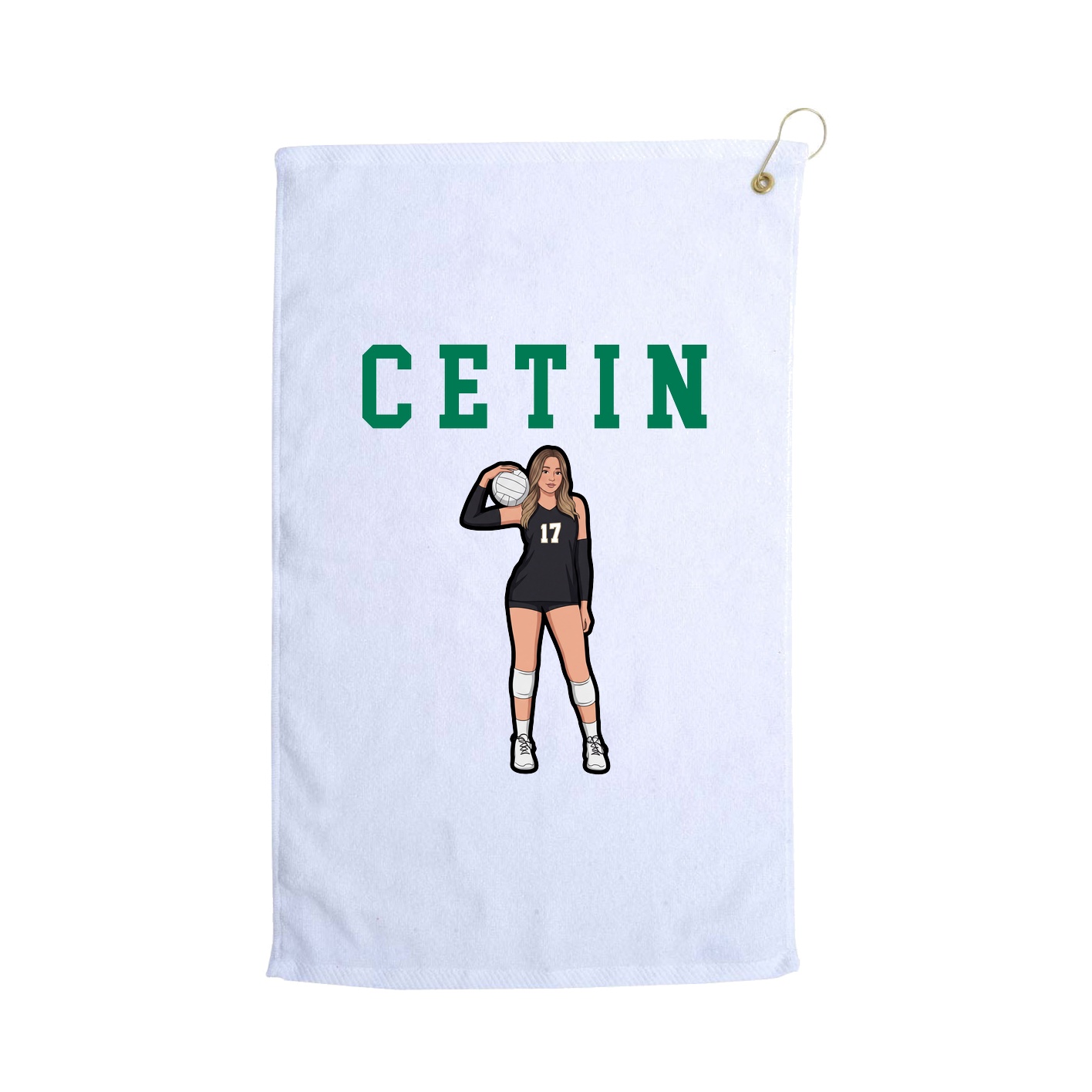 Golf Towel — Shirsey in White