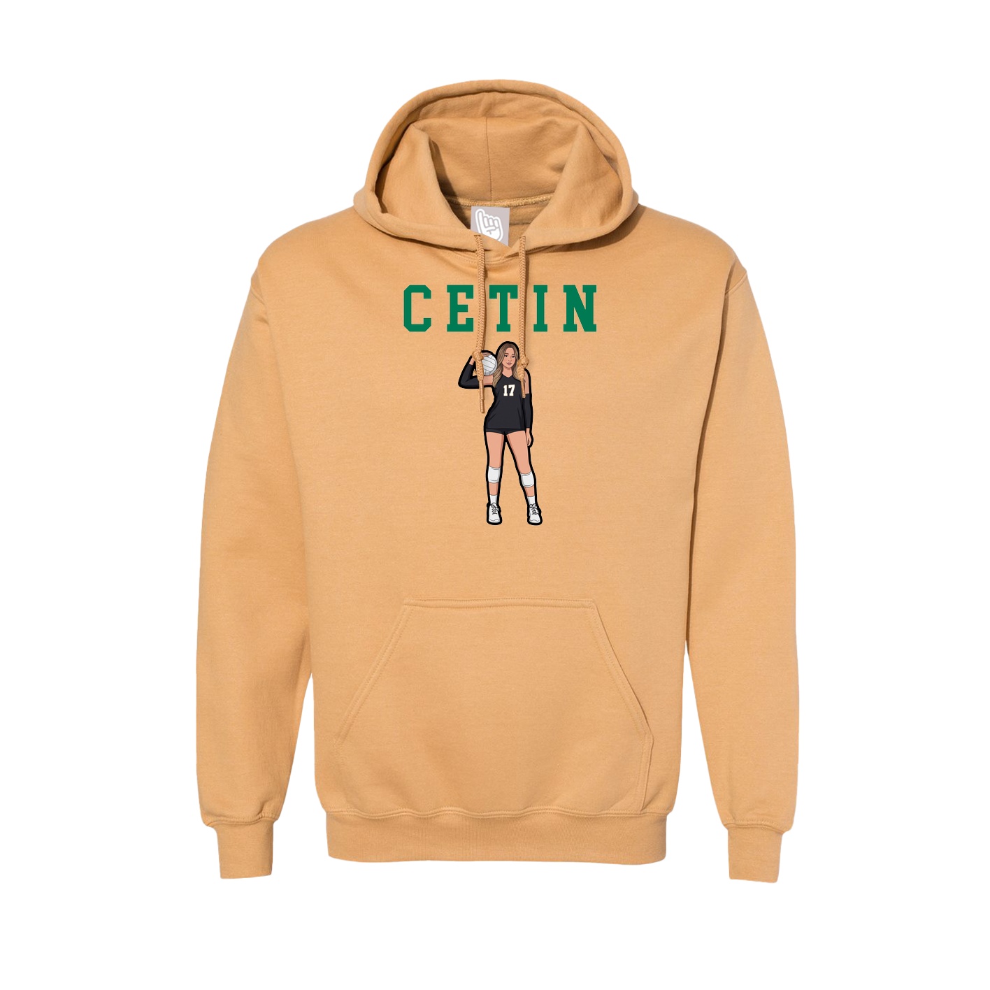 Hoodie — Shirsey in Vegas Gold