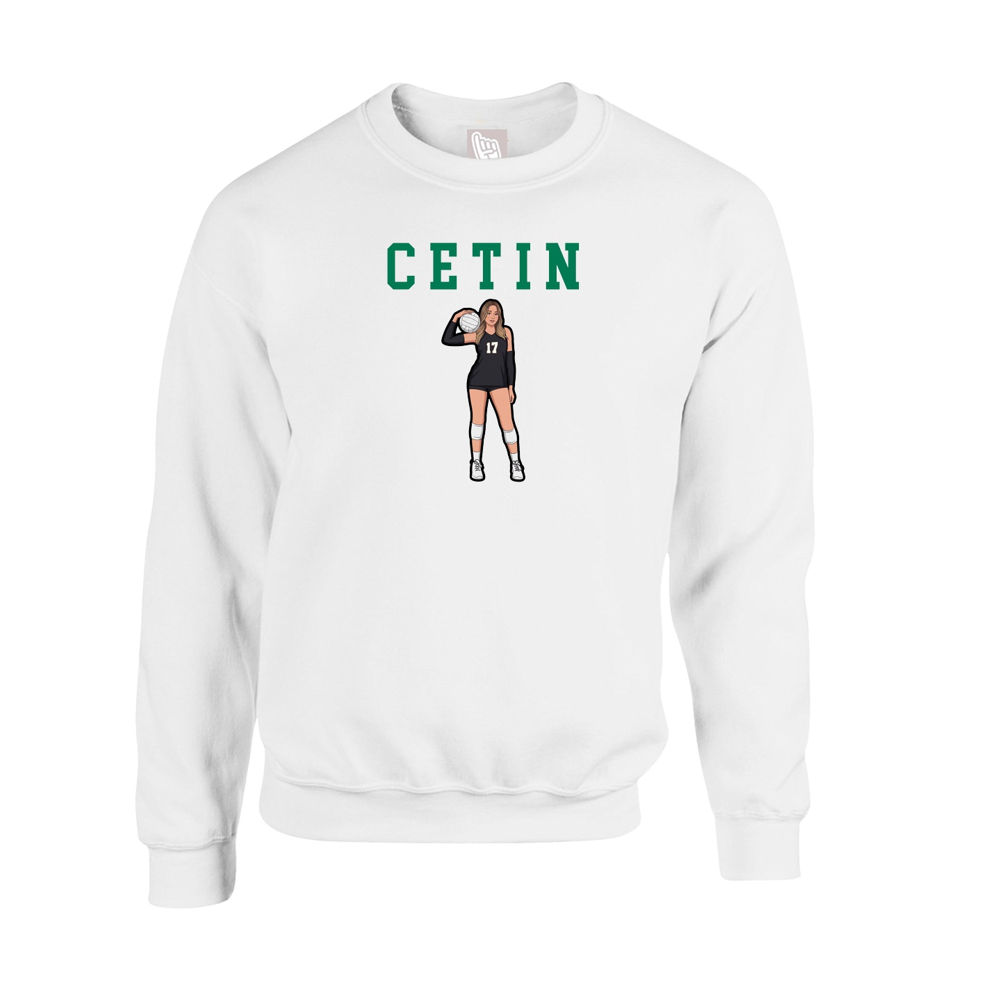 Fleece Crew — Shirsey in White