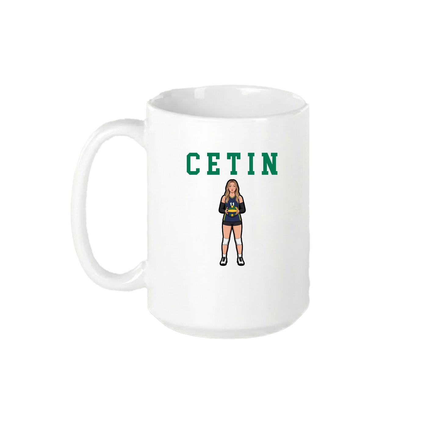 15oz Coffee Mug — Shirsey in White
