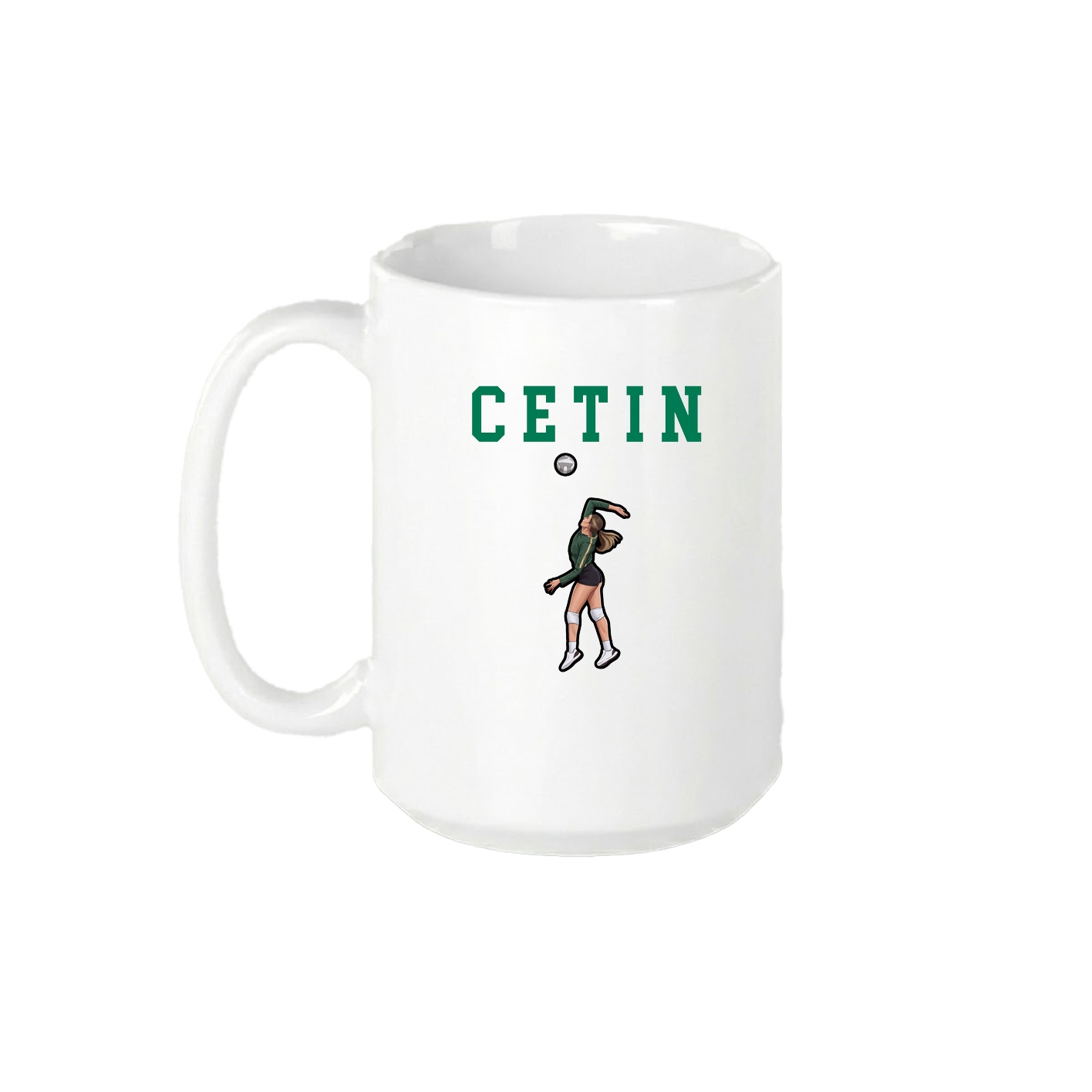 15oz Coffee Mug — Shirsey in White
