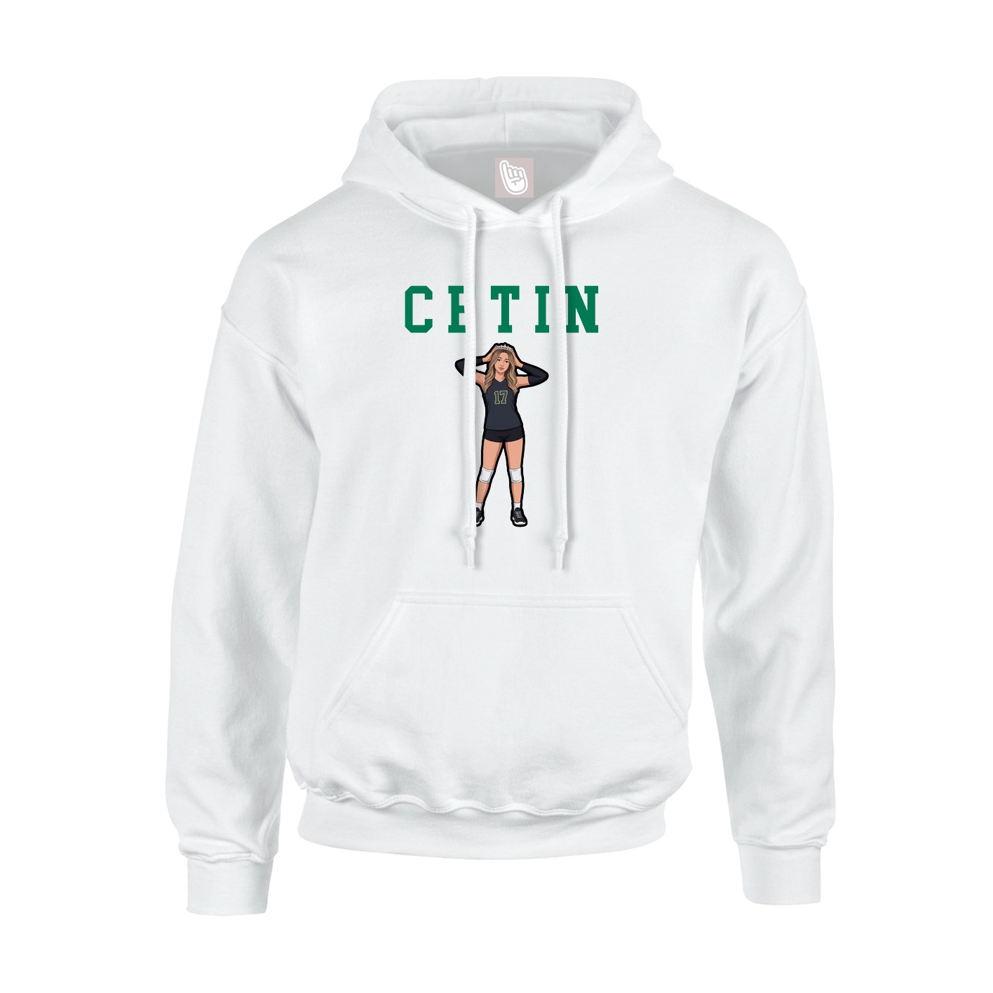 Youth Hoodie — Shirsey in White