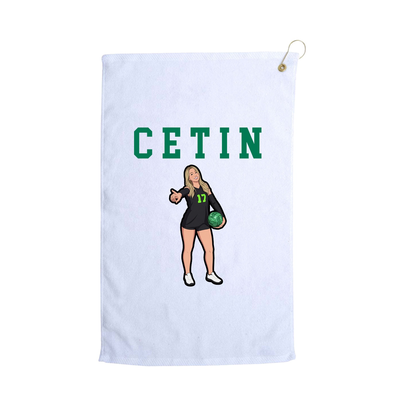 Golf Towel — Shirsey in White