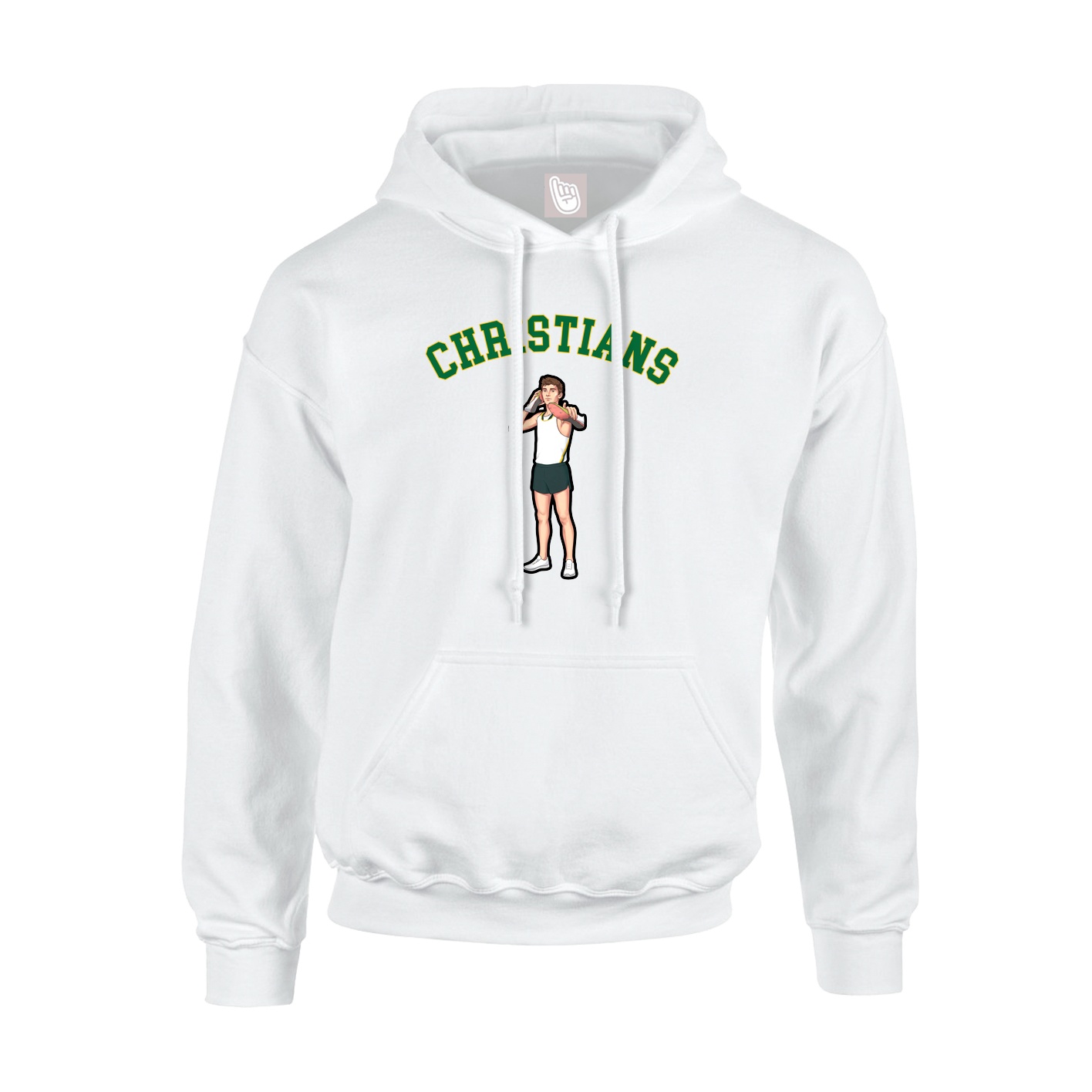 Hoodie — Shirsey Arch in White