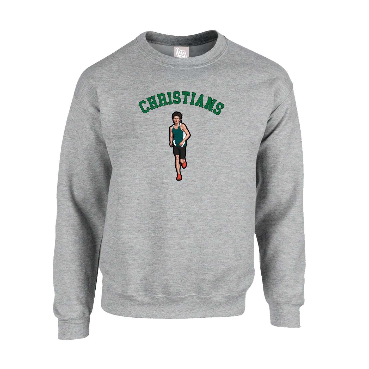 Fleece Crew — Shirsey Arch in Grey