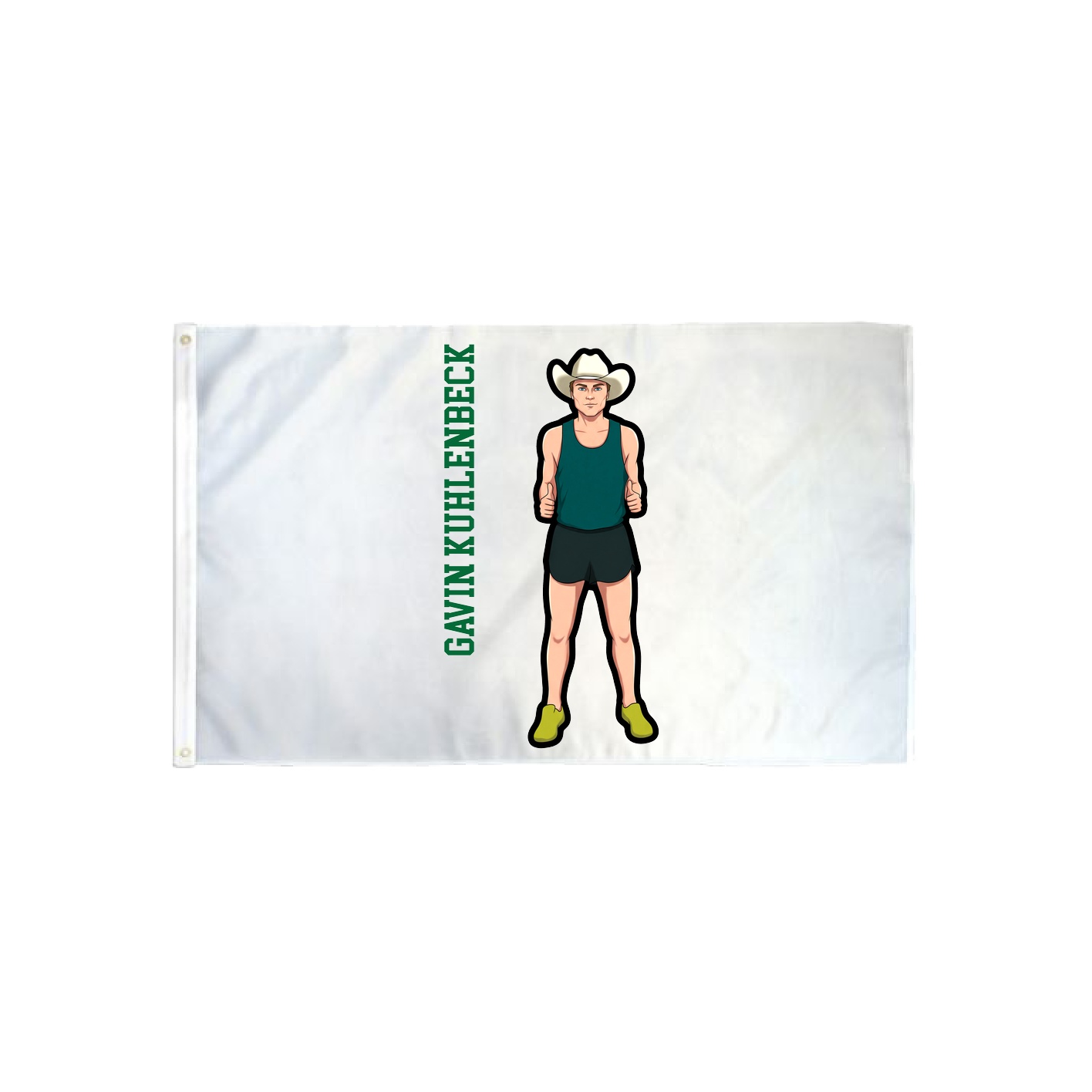 3x5 Flag — Name Vertical in Classic