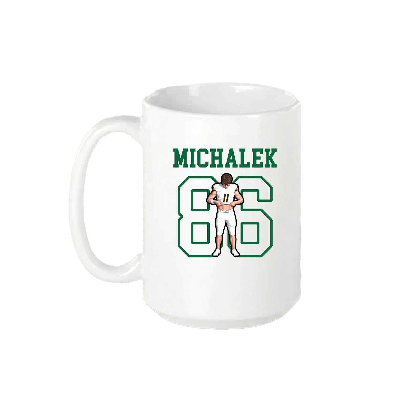15oz Coffee Mug — Shirsey in White