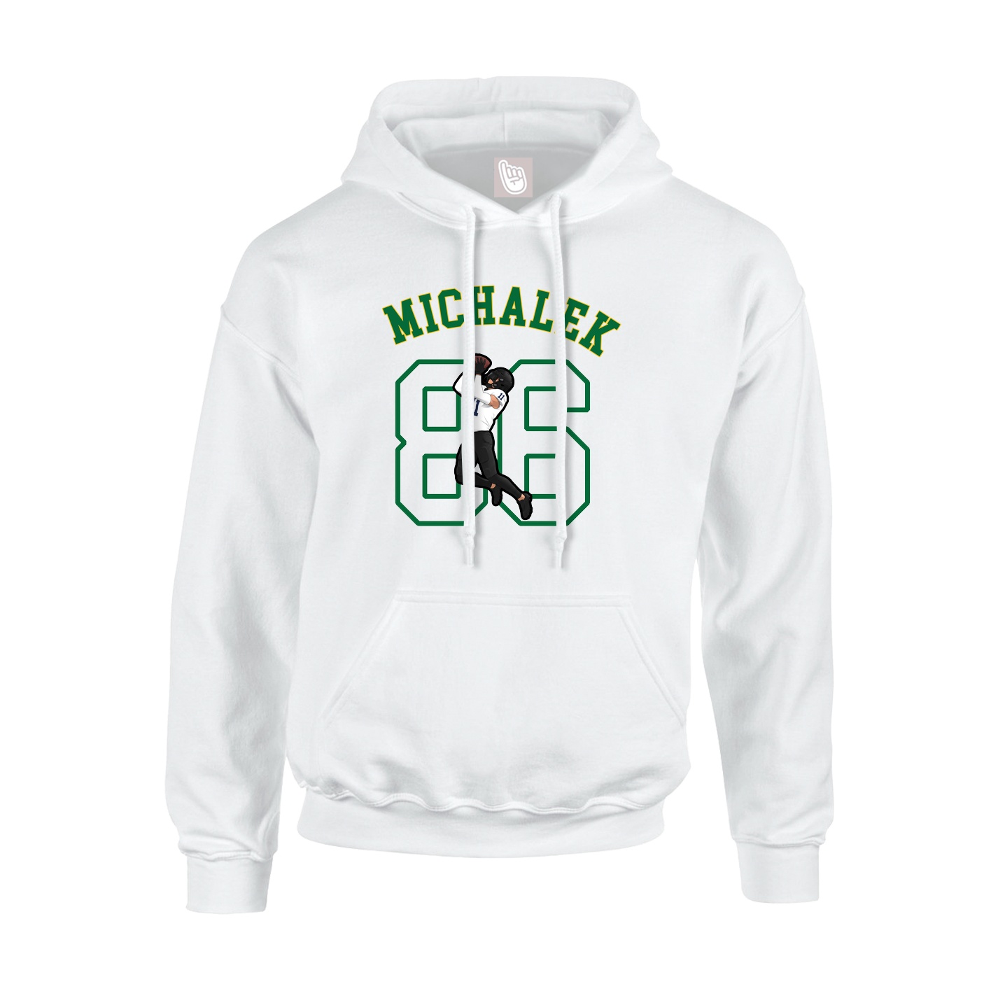 Youth Hoodie — Shirsey Arch in White