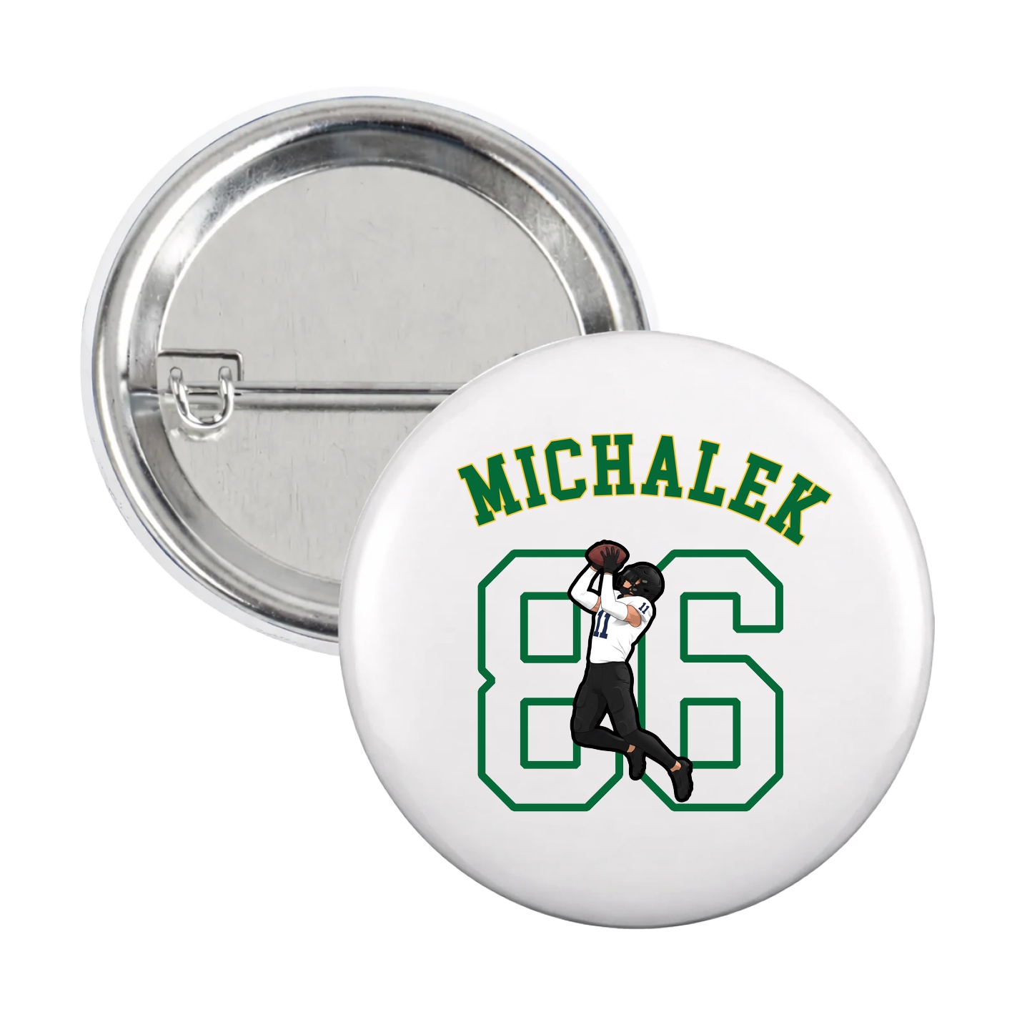 Game Day Button — Shirsey Arch in White