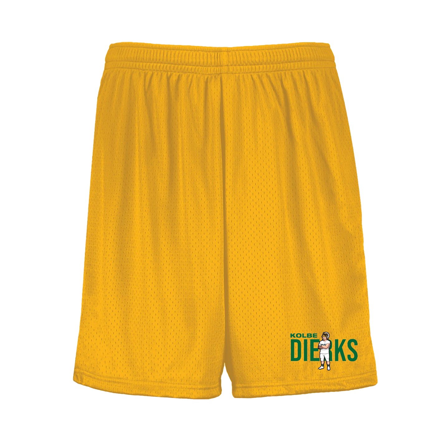 Shorts — Player Name in Gold