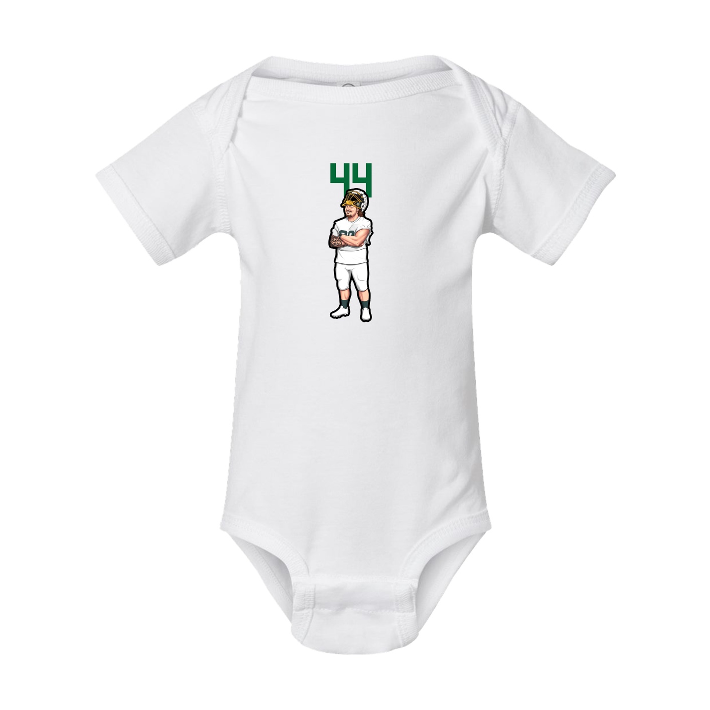 Baby Onesie — Number Top in White