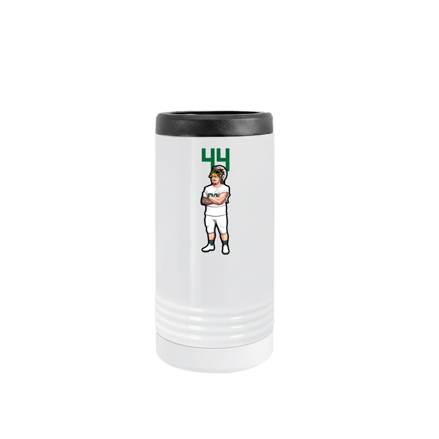 Slim Beverage Holder — Number Top in White