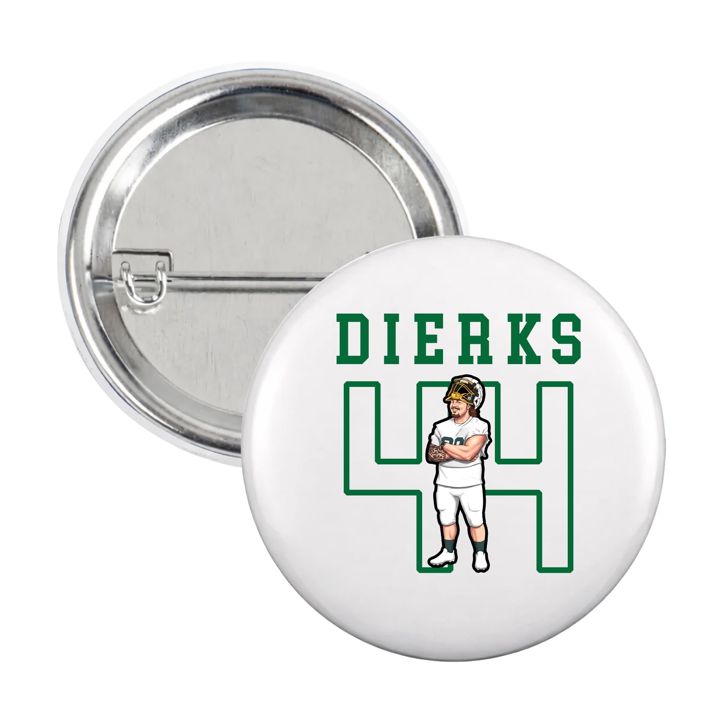 Game Day Button — Shirsey in White