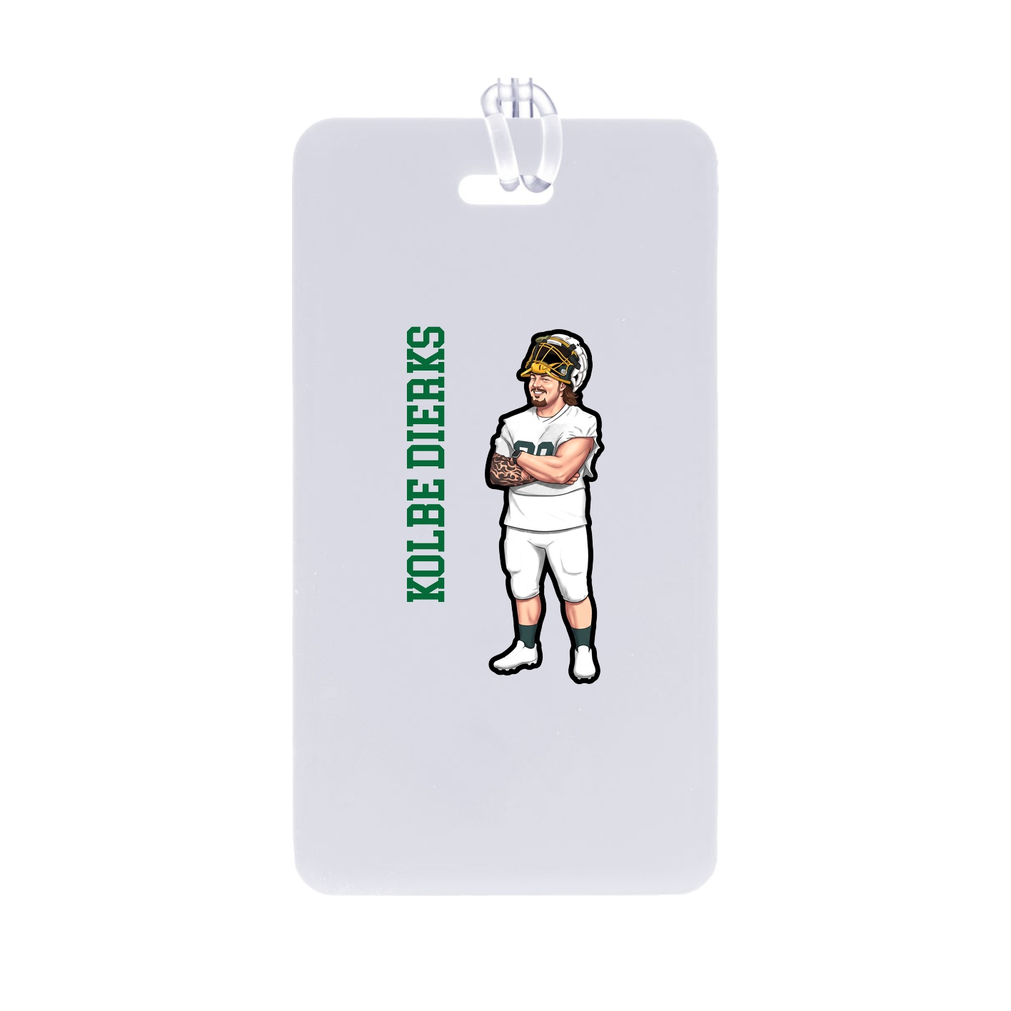 Bag Tag — Name Vertical in Classic