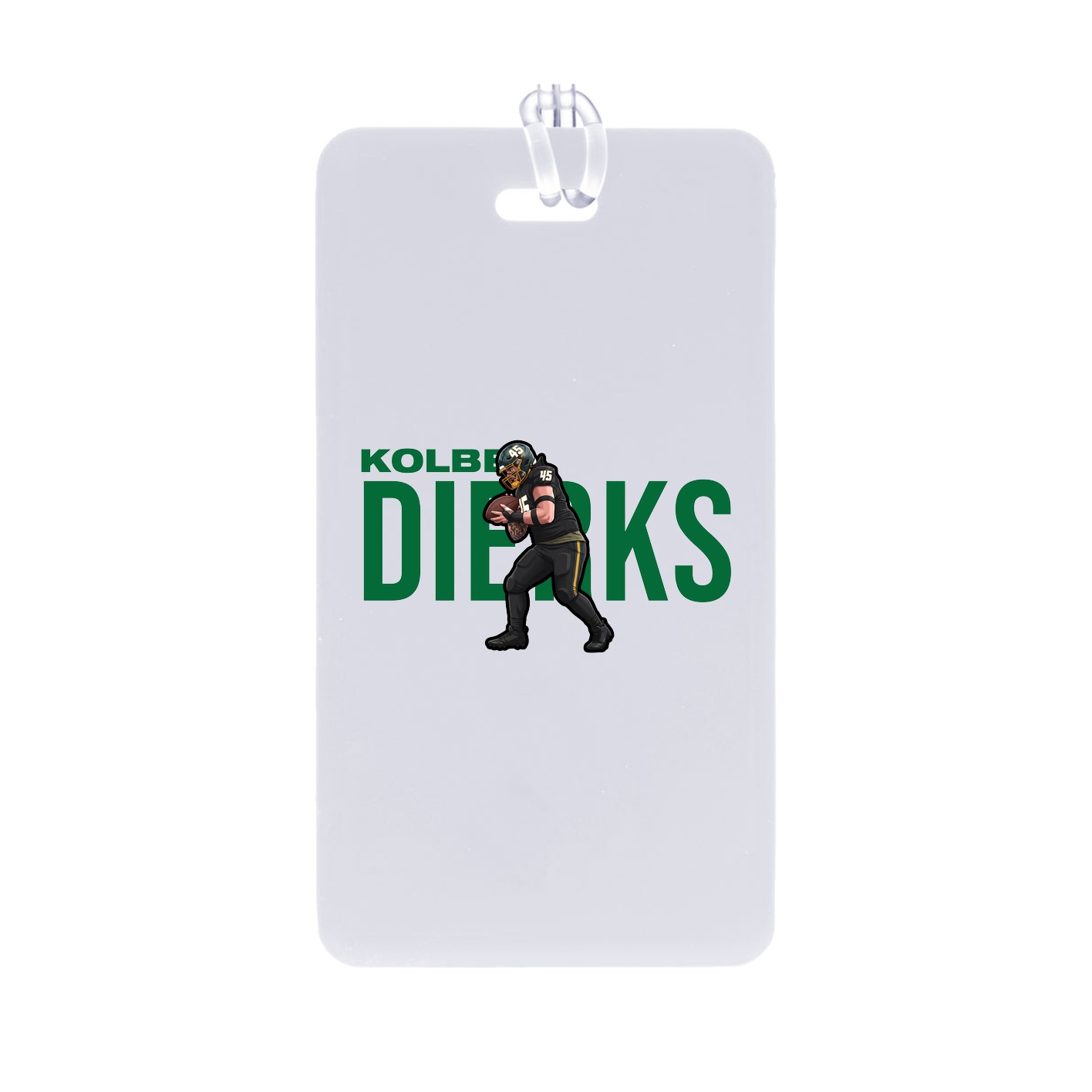 Bag Tag — Player Name in Classic