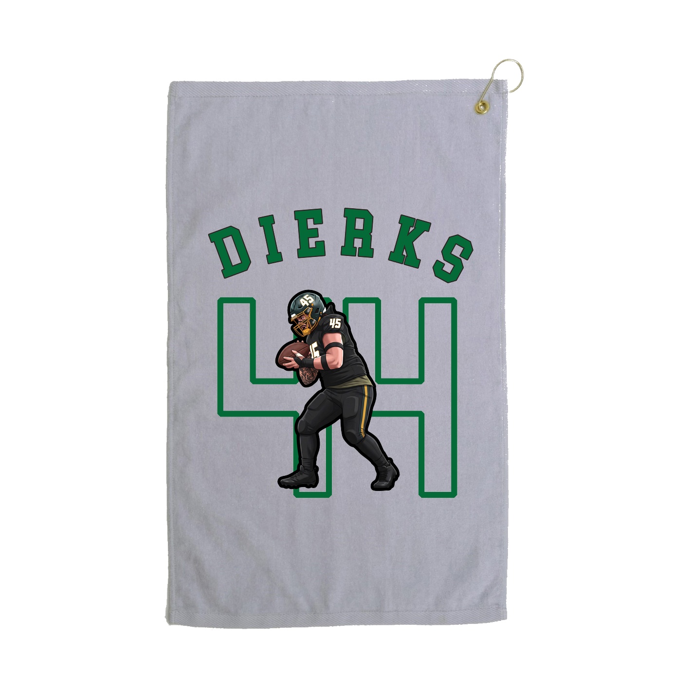 Golf Towel — Shirsey Arch in Grey