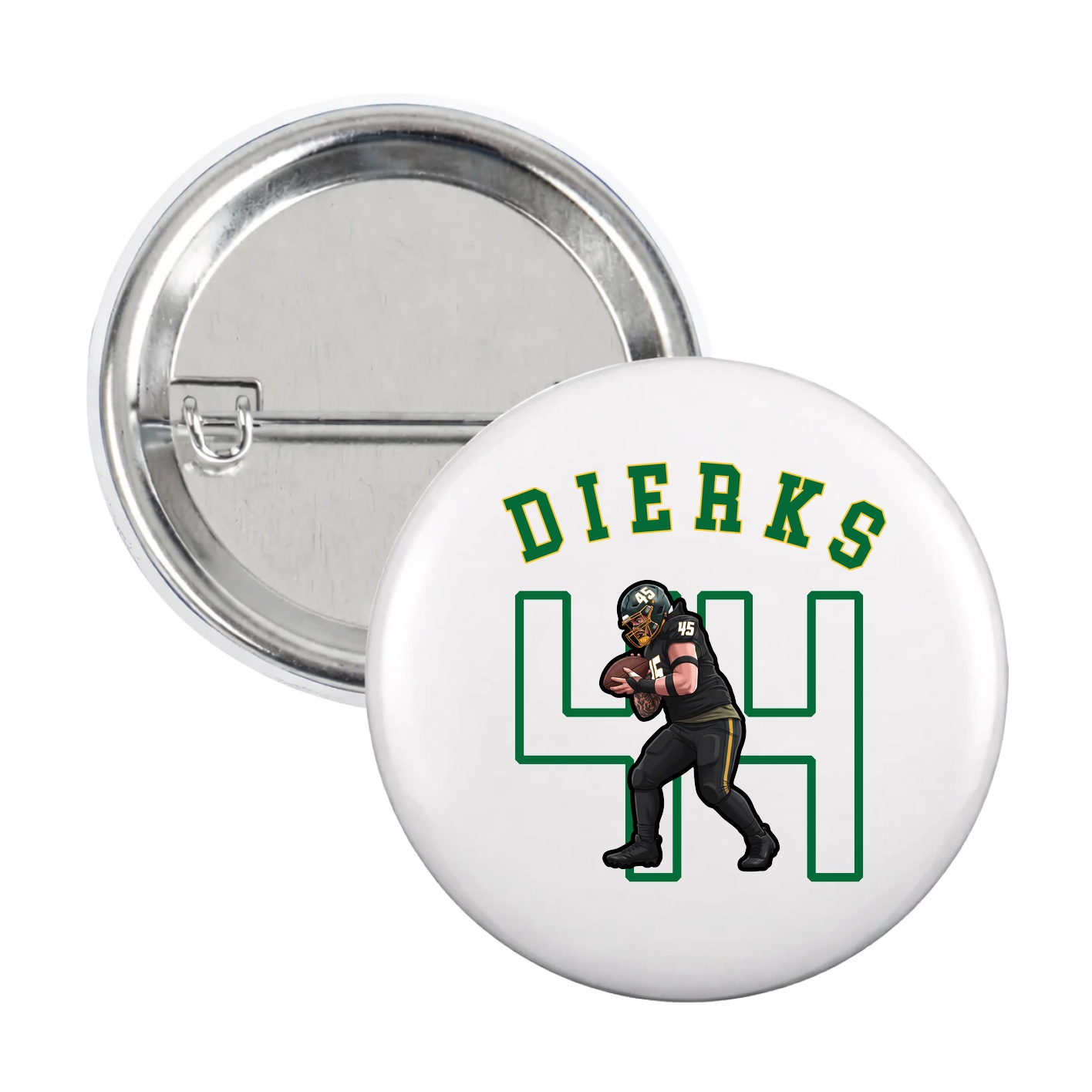 Game Day Button — Shirsey Arch in White