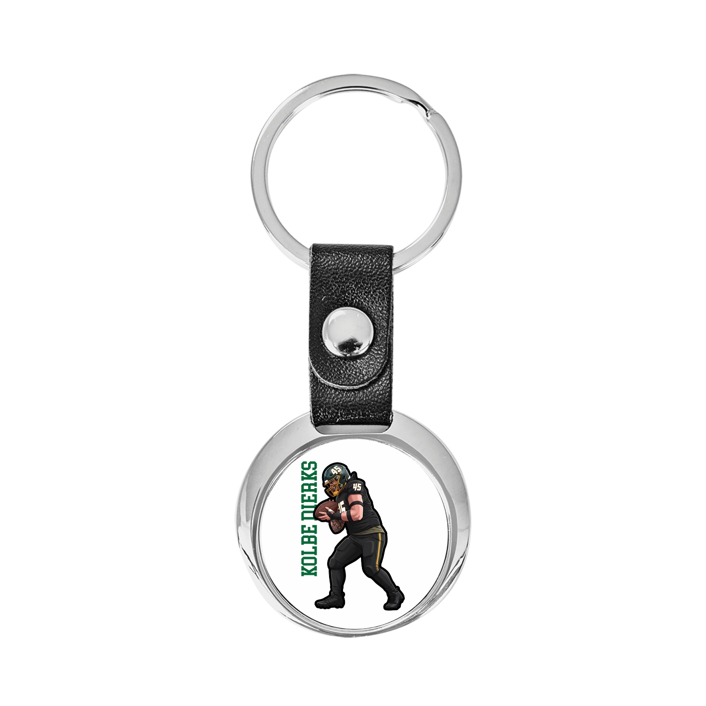 Key Chain — Name Vertical in Classic