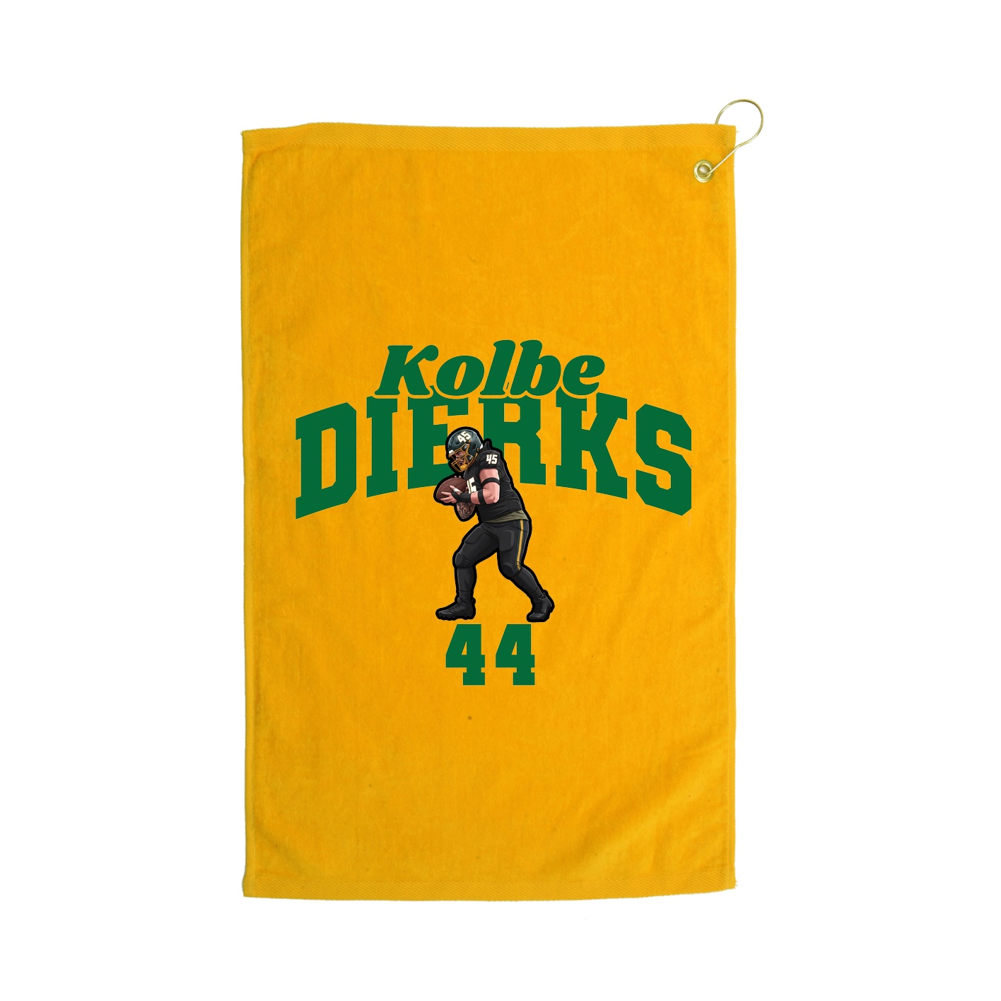 Golf Towel — Signature Arch in Gold