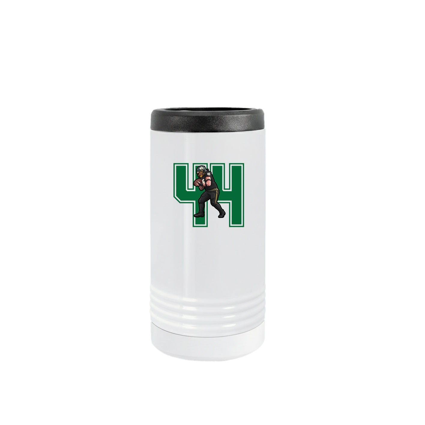 Slim Beverage Holder — Number in White