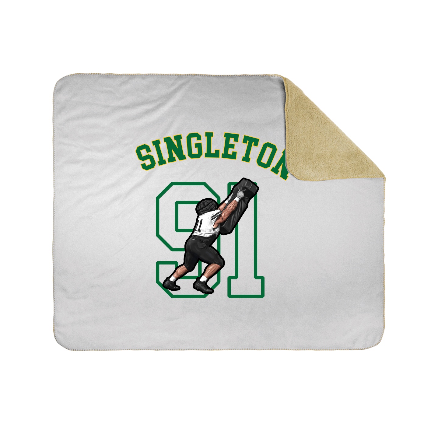 Throw Blanket — Shirsey Arch in White