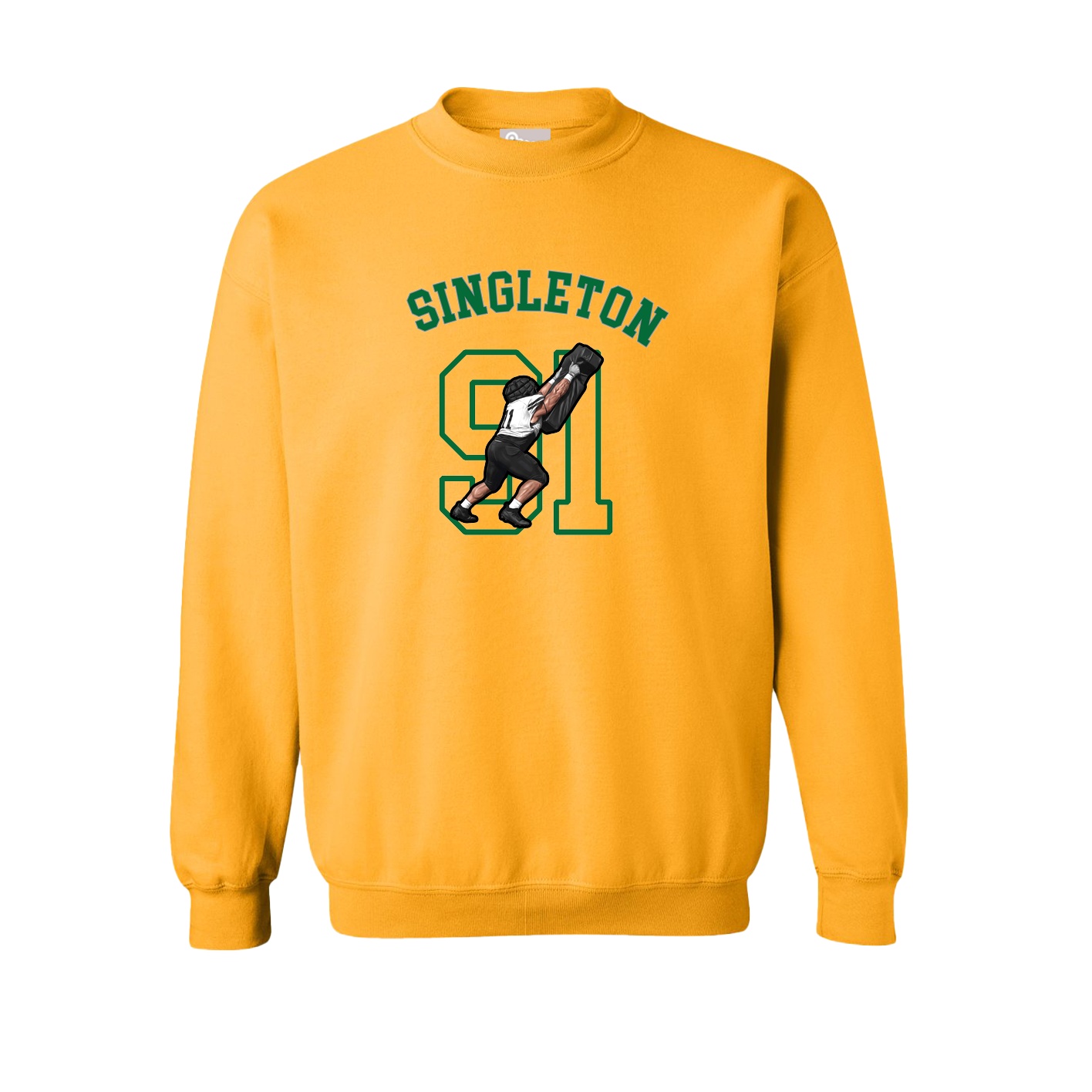 Fleece Crew — Shirsey Arch in Gold