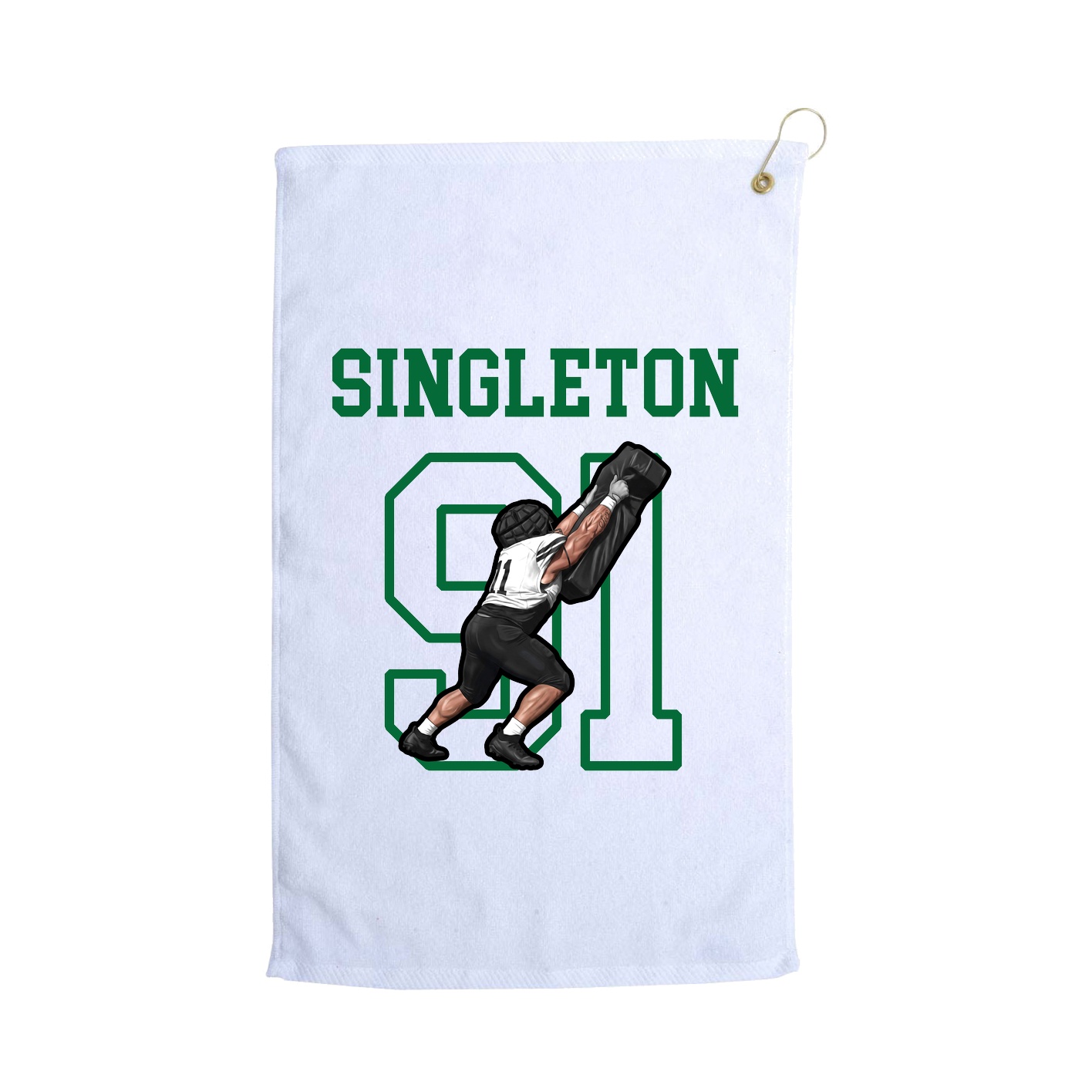Golf Towel — Shirsey in White