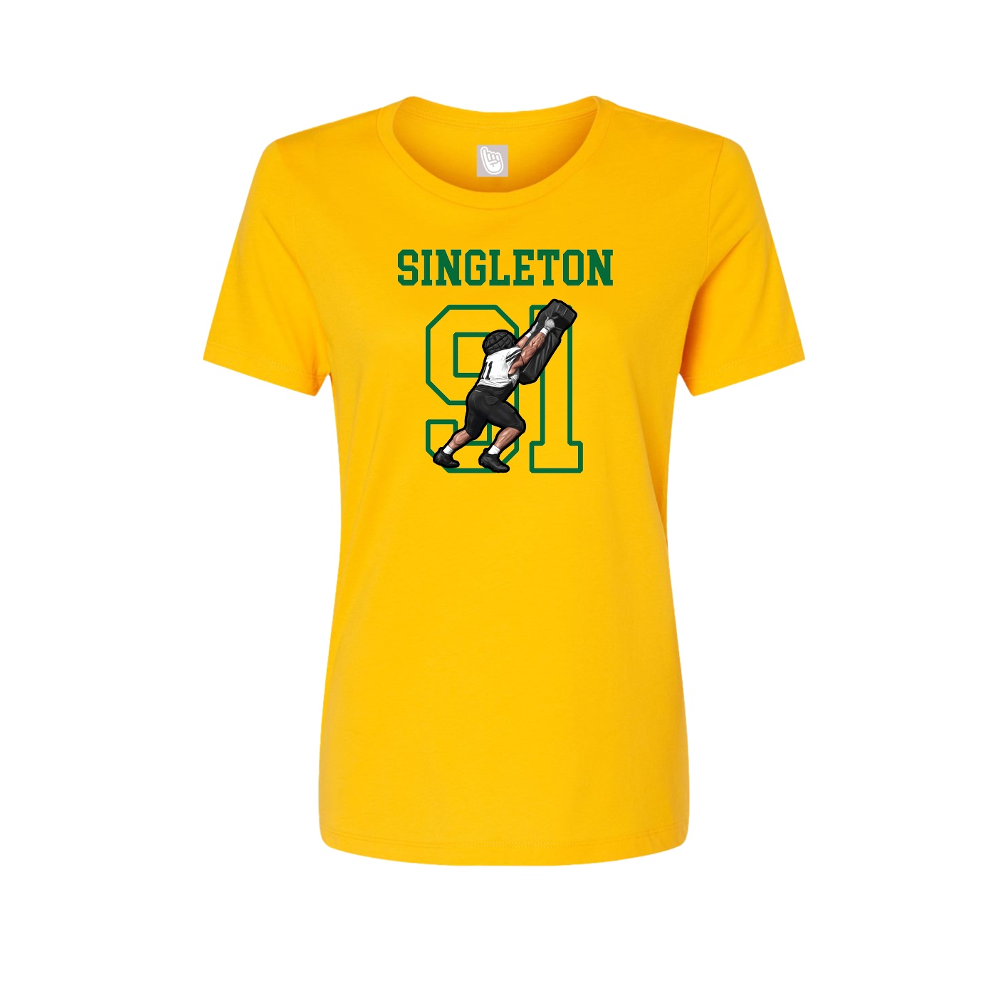 Fitted Women's Tee — Shirsey in Gold