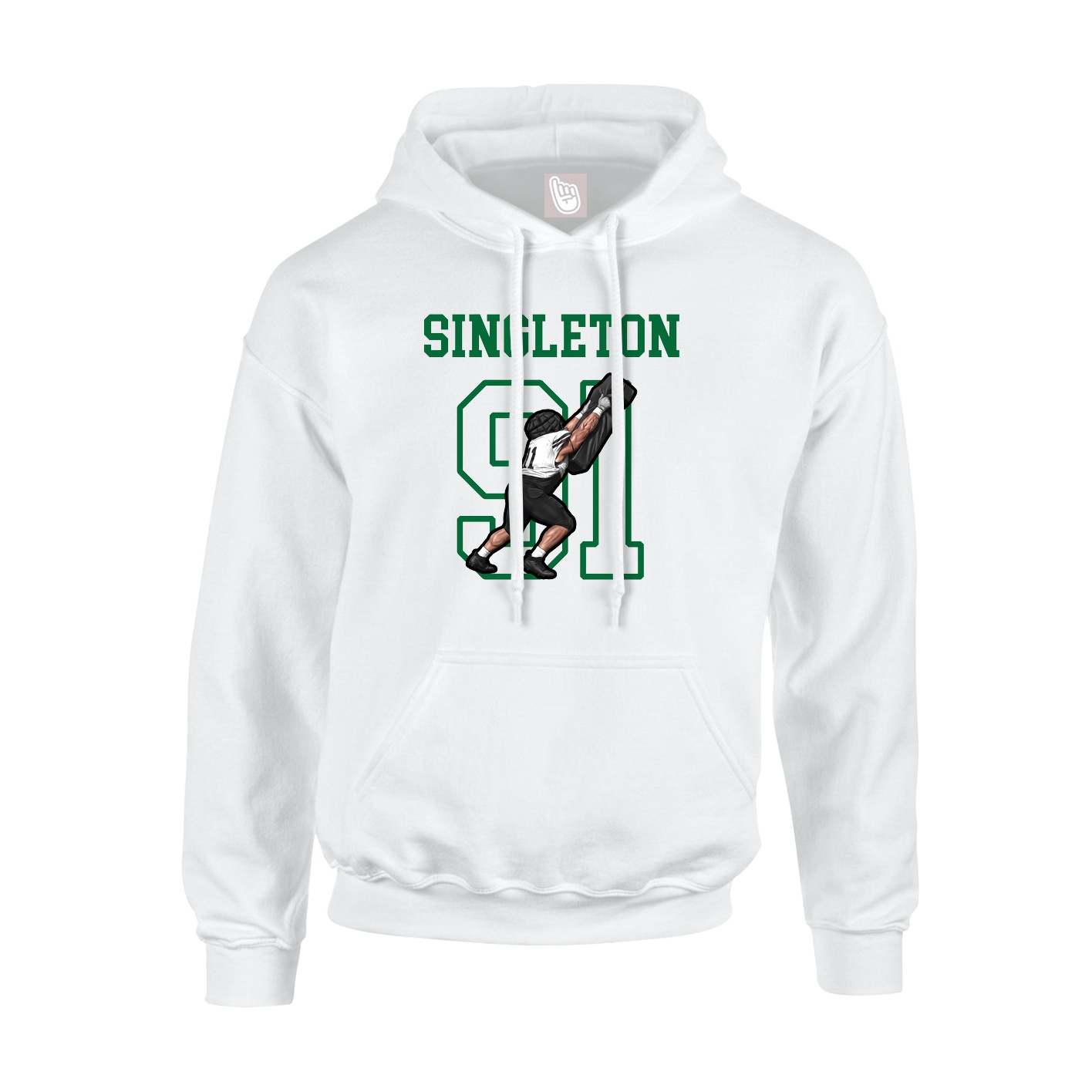 Youth Hoodie — Shirsey in White