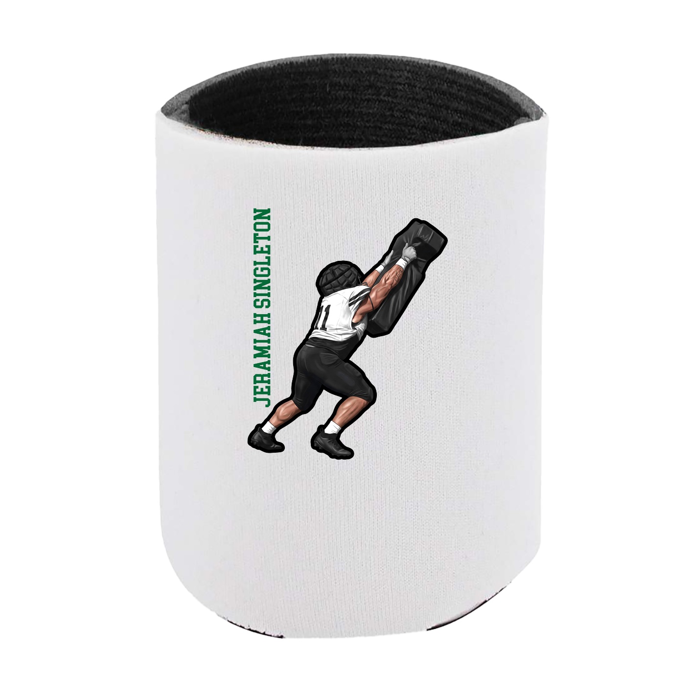 Can Holder — Name Vertical in White