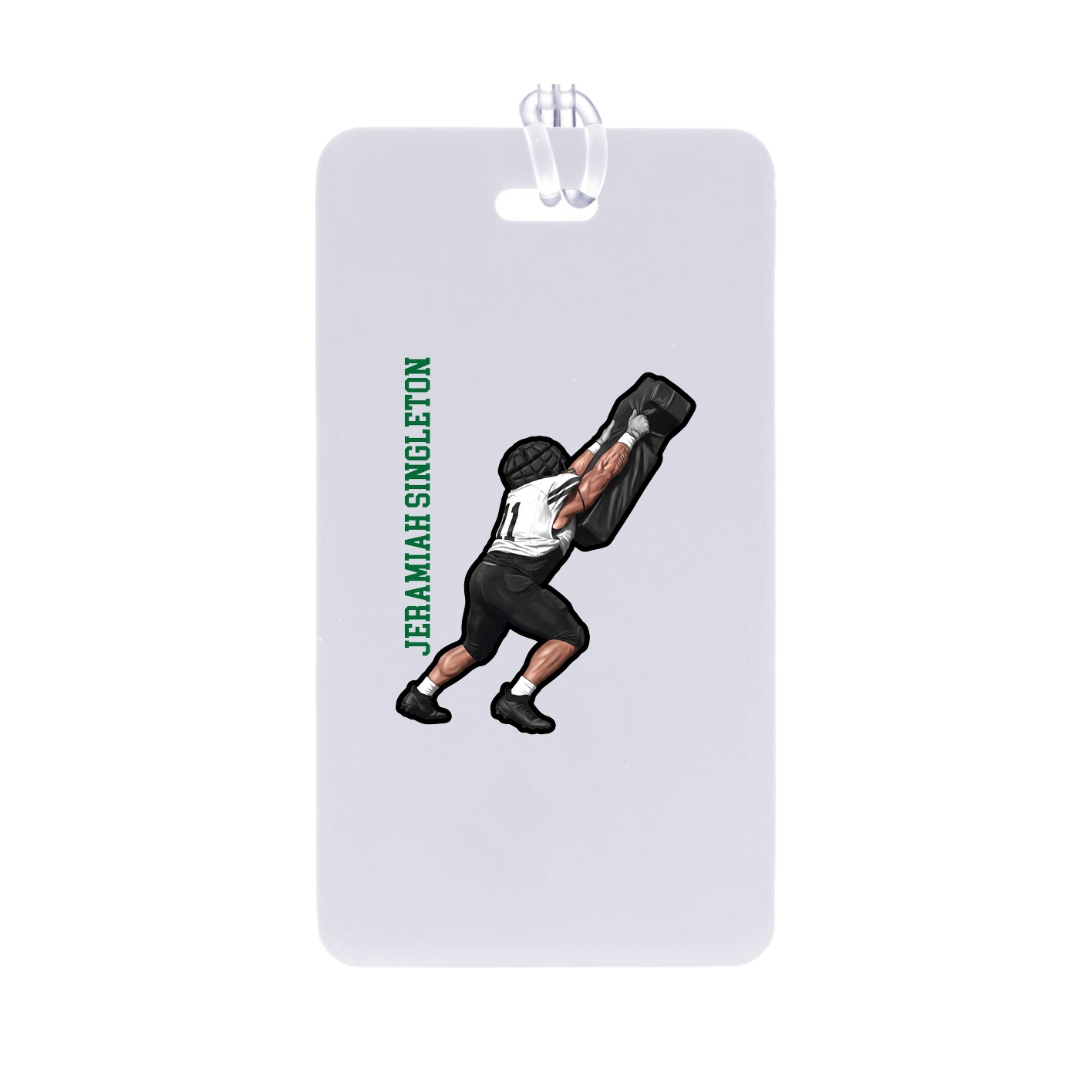 Bag Tag — Name Vertical in Classic