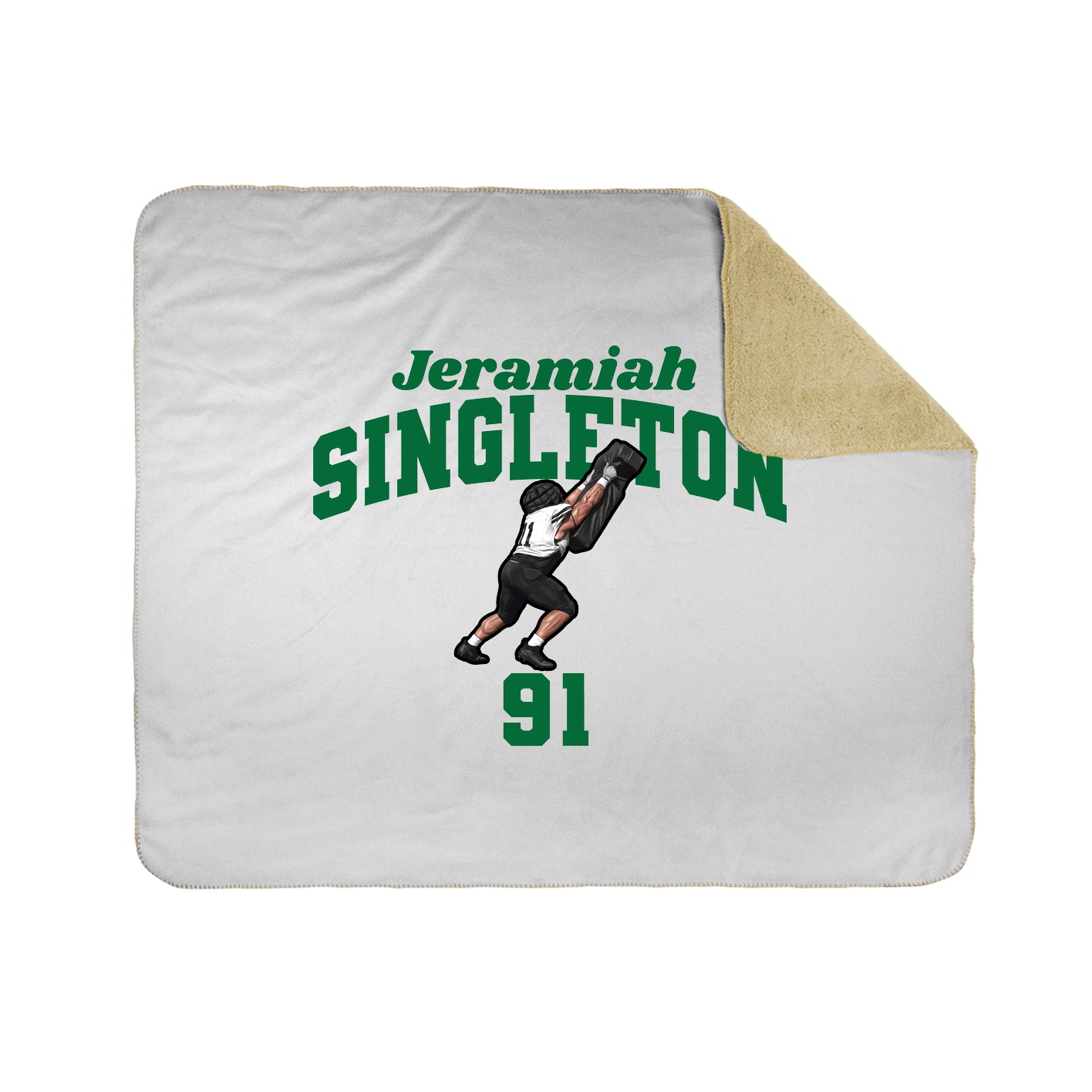 Throw Blanket — Signature Arch in White