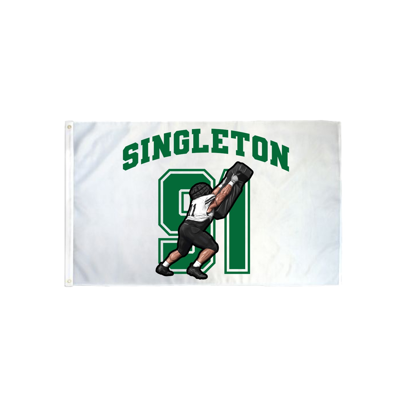 3x5 Flag — Number in Classic
