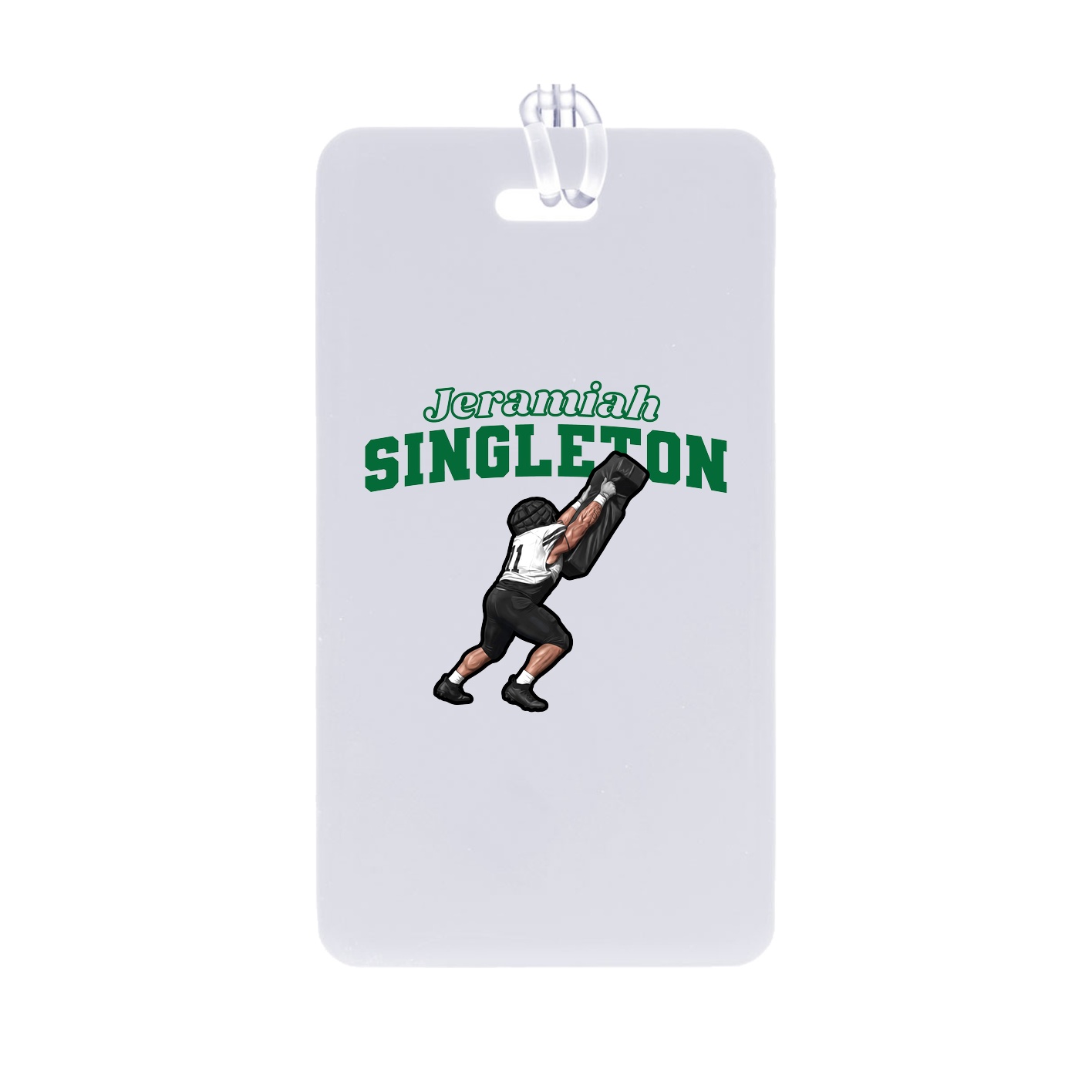 Bag Tag — Name Arch in Classic