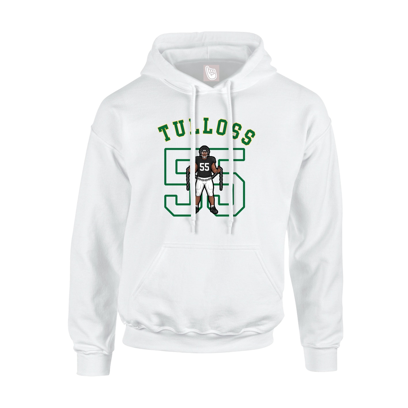 Hoodie — Shirsey Arch in White